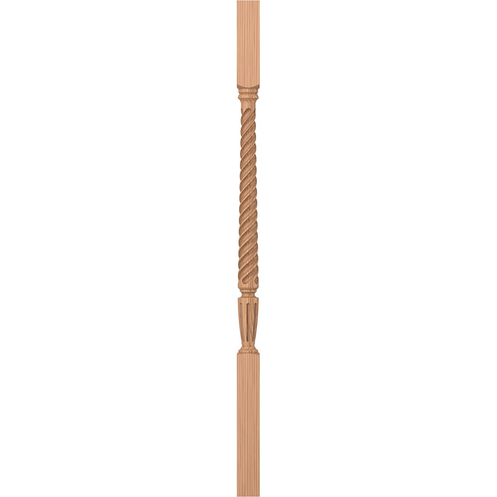 L.J. Smith Stair Systems LJT-2005-AL 38 38-in x 1.75-in Unfinished Alder Square Top Stair Baluster