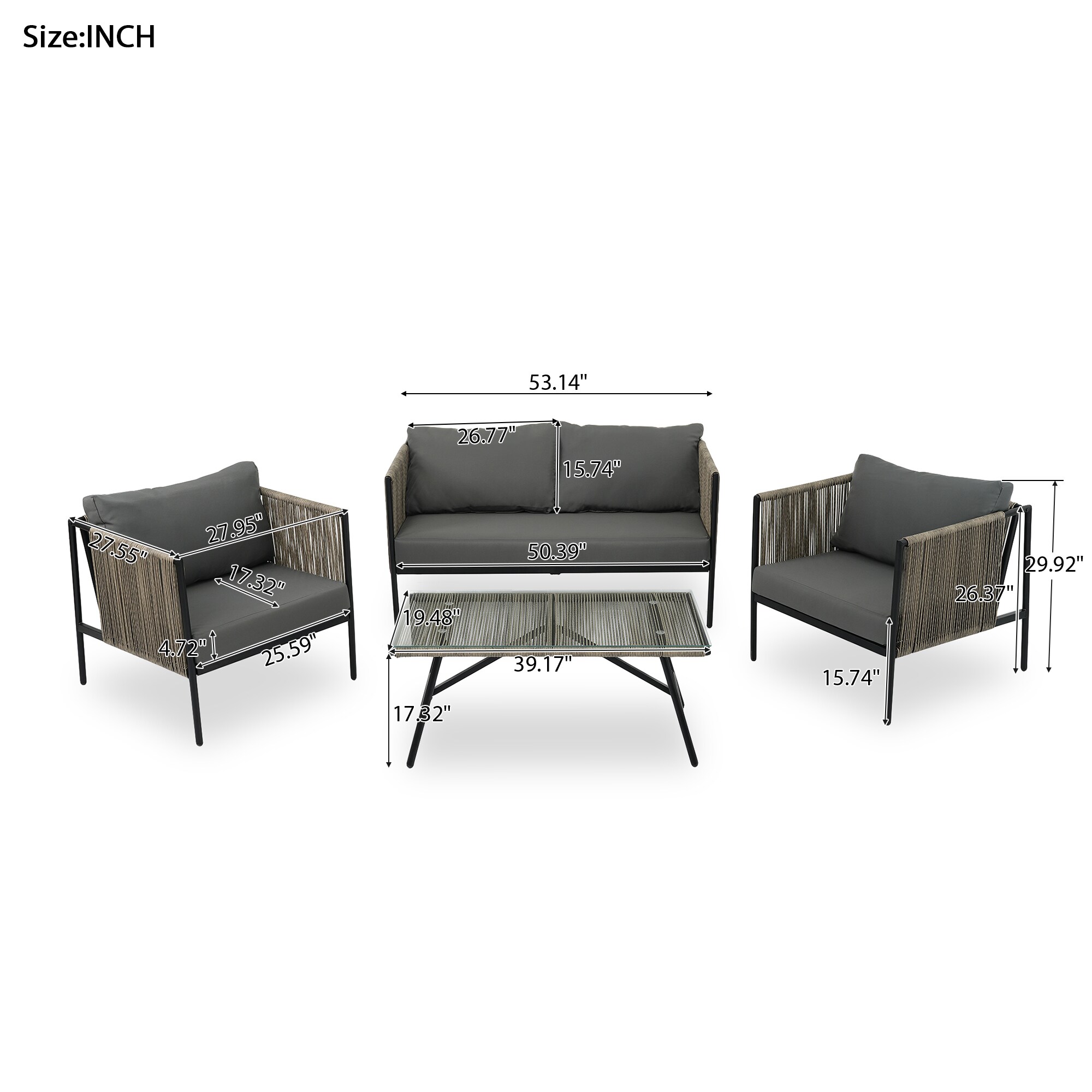 Bayfeve BFG-229E-PCS Patio-Conversation-Sets - View #10