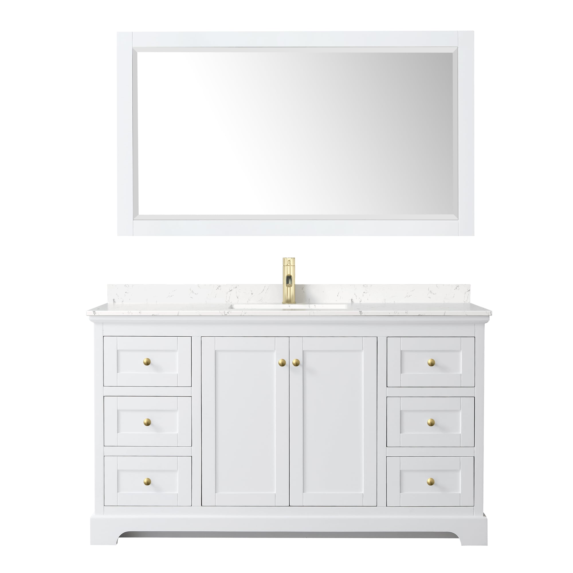 Wyndham Collection WCV232360SWGC2UNSM58 Bath-Vanity-Combo - View #2