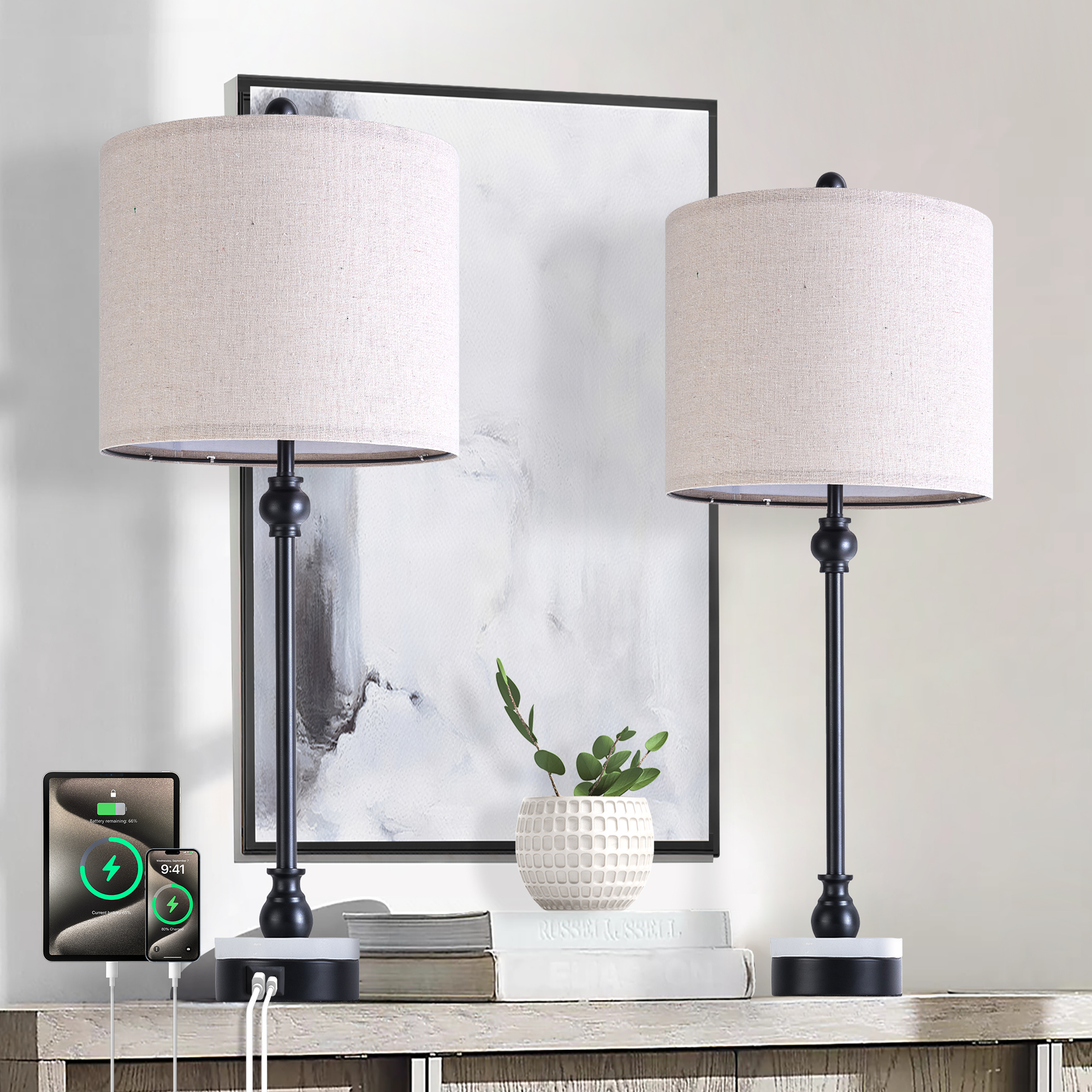 Maxax T264-BK Table-Lamps - View #2