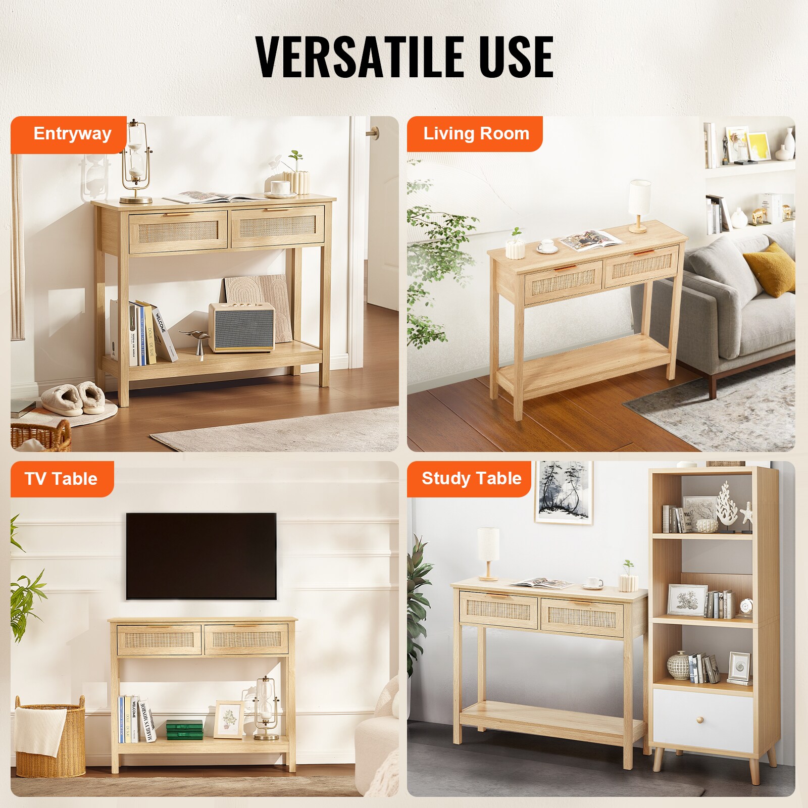 VEVOR SCTBXGZ2CMSY04949V0 Console-Sofa-Tables - View #6