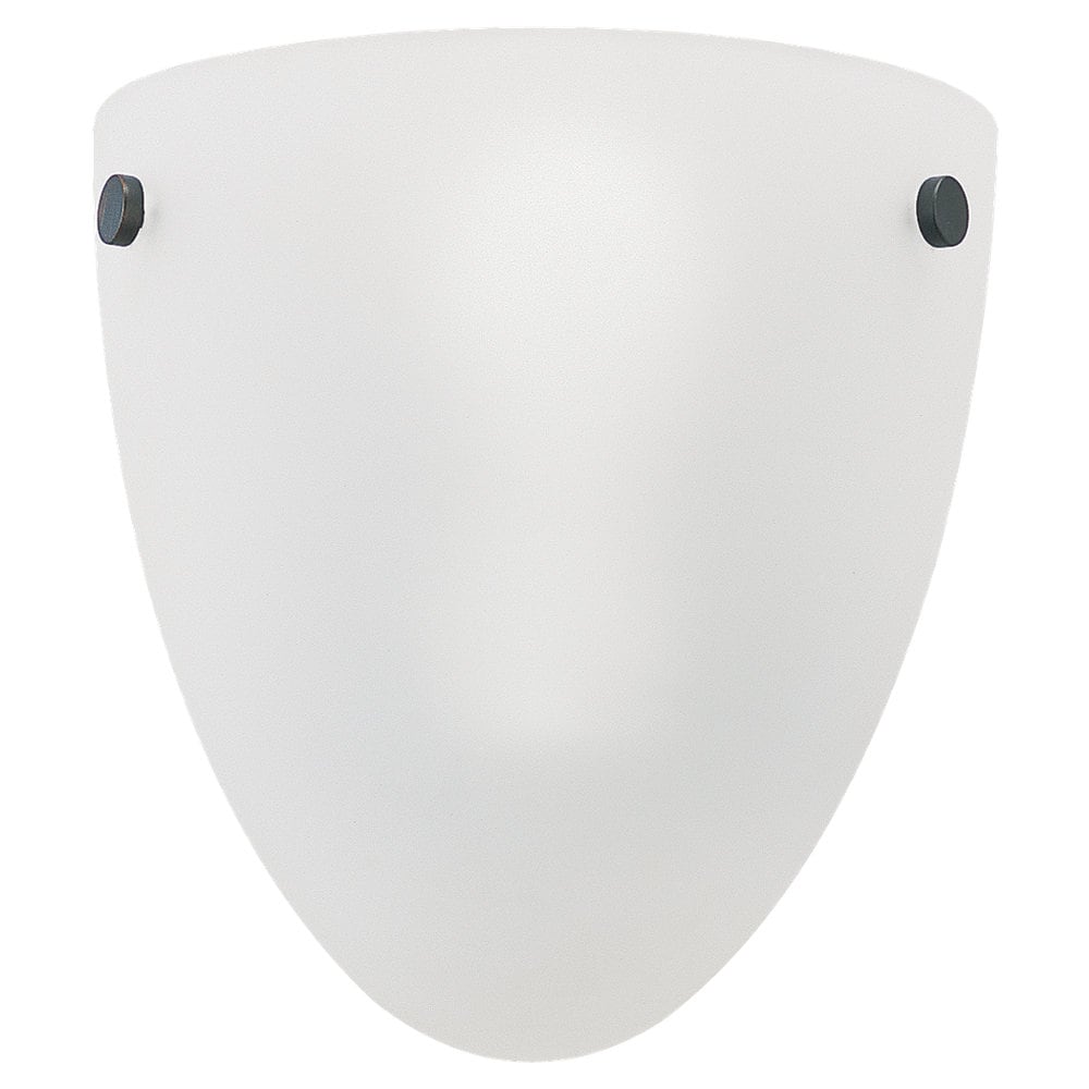 Nickel Satin Etched Glass Dimmable Wall Sconce