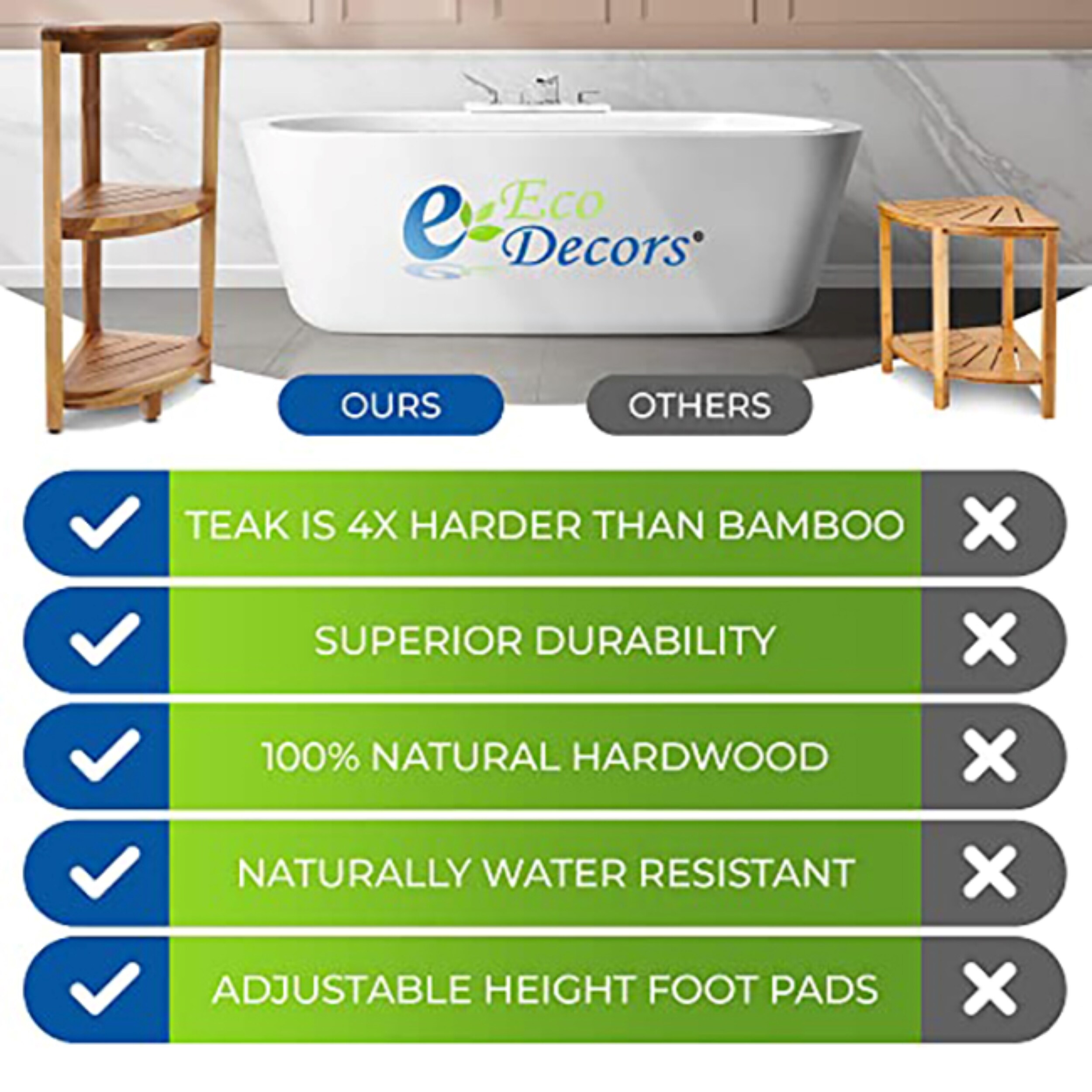 EcoDecors ED981 Bath-Safety-Seats-Benches - View #7