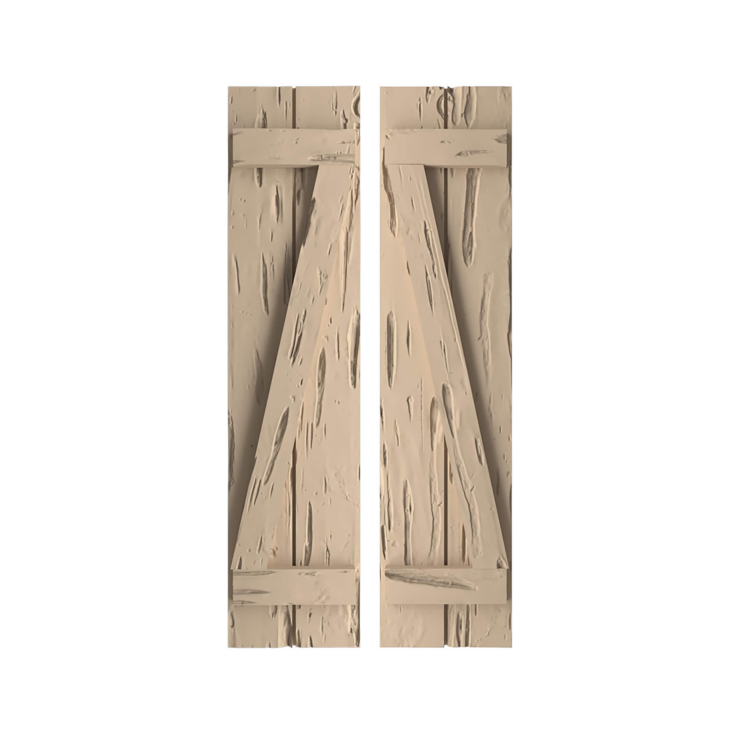 Ekena Millwork SHUBJZ11X24PCPR Exterior-Shutters - View #2