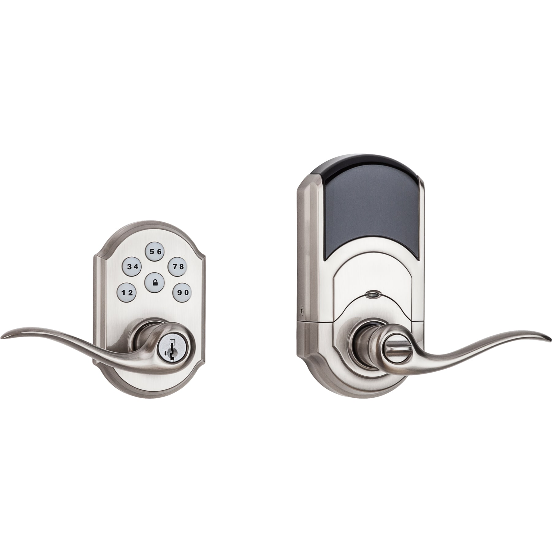 Kwikset 912 SmartCode Satin Nickel Single Cylinder Smartkey 