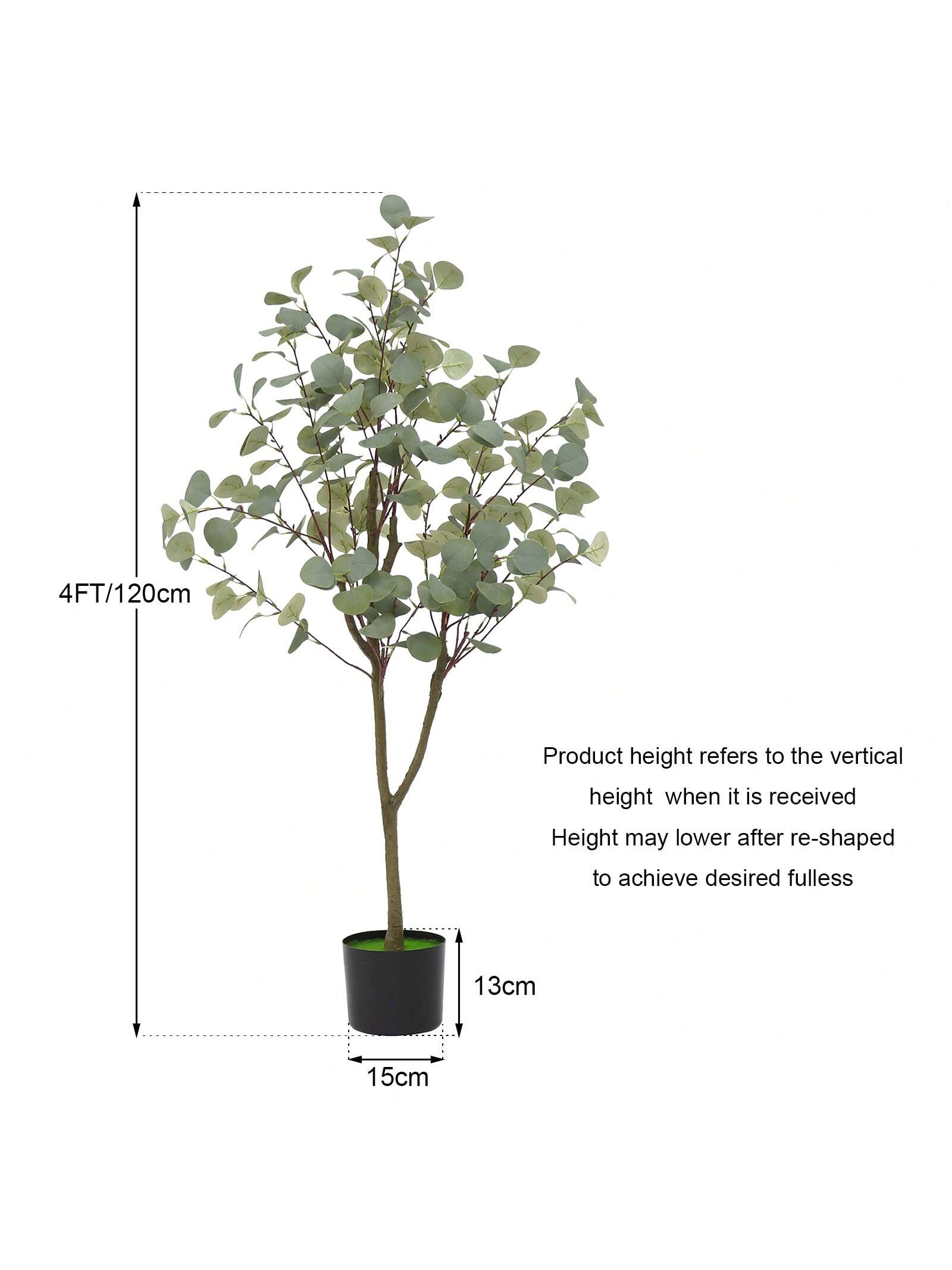 Der Rose PHO-16D0NSNM-HF2 4FT Artificial Eucalyptus Tree For Home Decor  Eucalyptus Tree Artificial With Realistic Trunk And Lifelike Leaves  Fake Eucalyptus Tree In Pot For Home Decor Outdoor