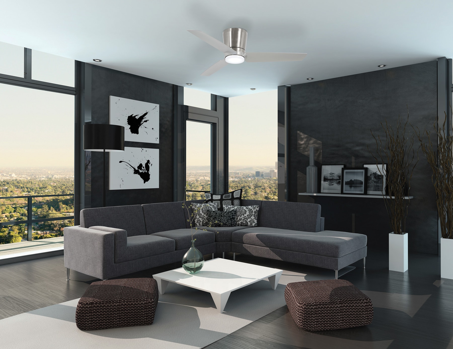 Minka Aire F671L-BN/SL Ceiling-Fans - View #4