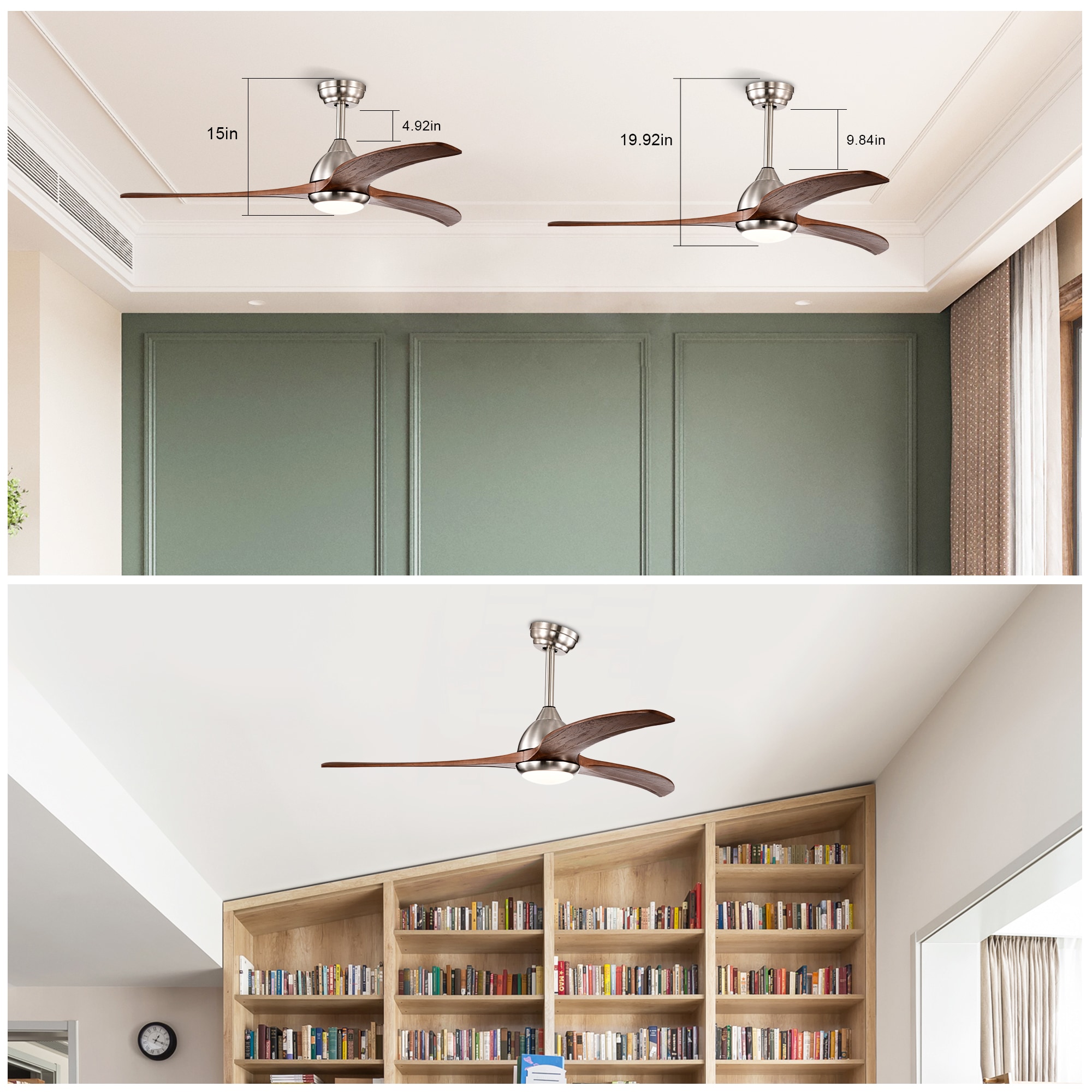 WELLFOR GB-563PL Ceiling-Fans - View #5