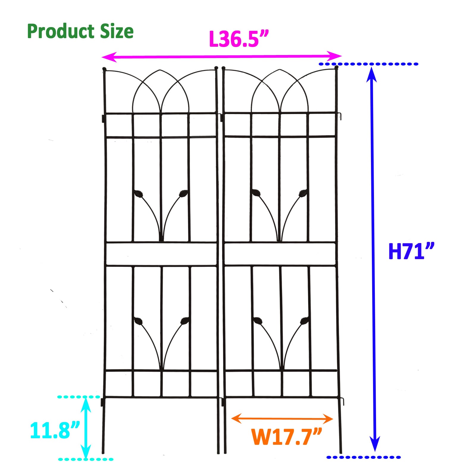 ToolCat NGG29-12-TTX Garden-Trellis - View #5