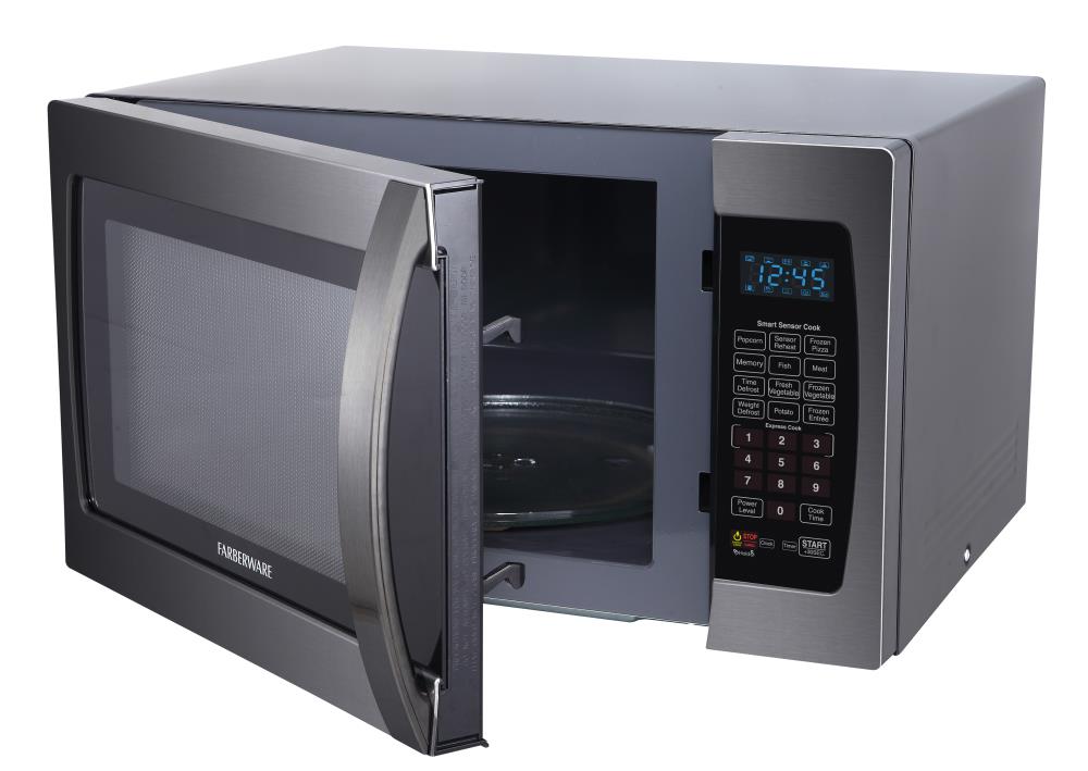 Farberware Countertop Microwave FMO13AHTPLE 1.3-Cu-Ft 1100W Platinum  #NO1372
