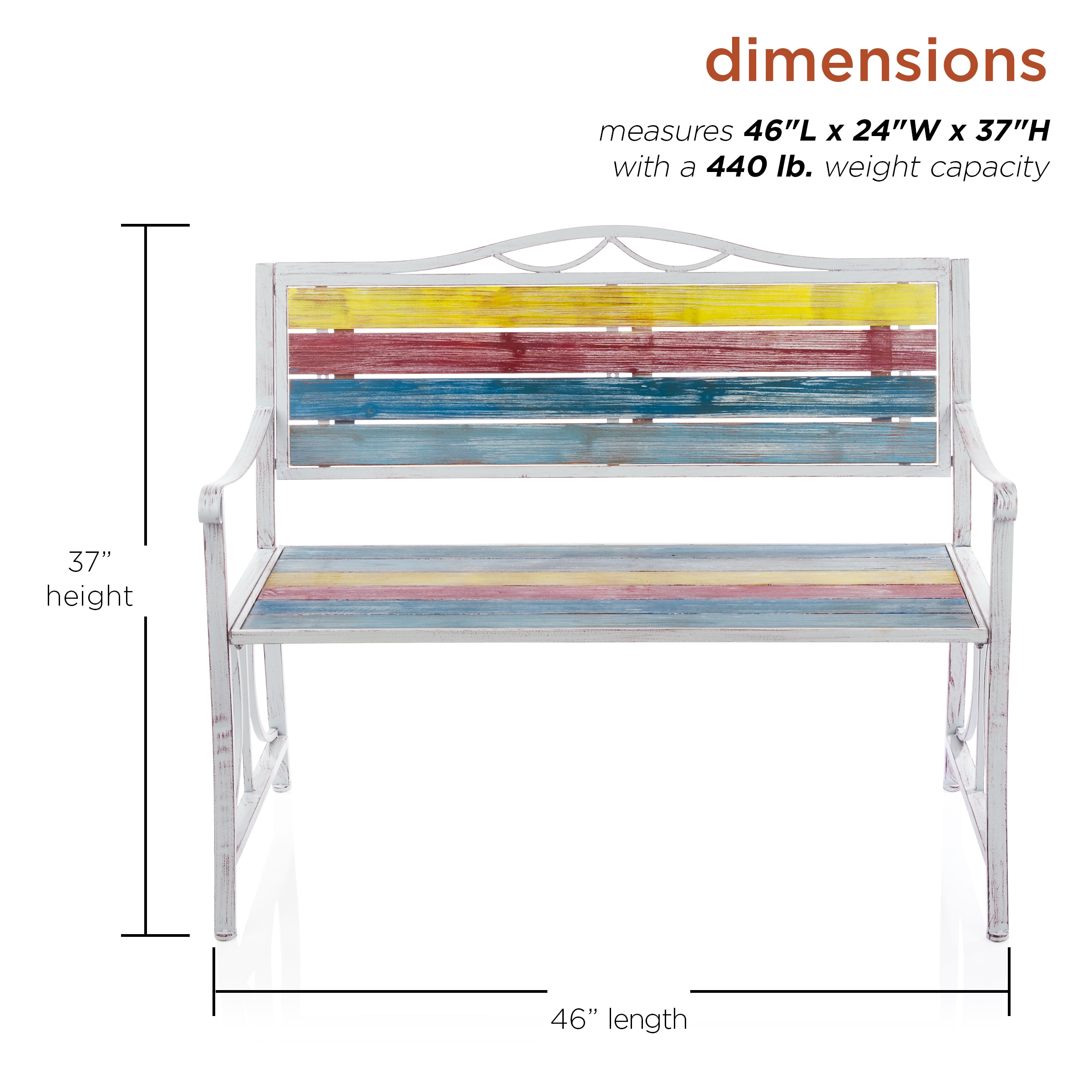 Alpine Corporation MZP563 Commercial-Benches - View #5