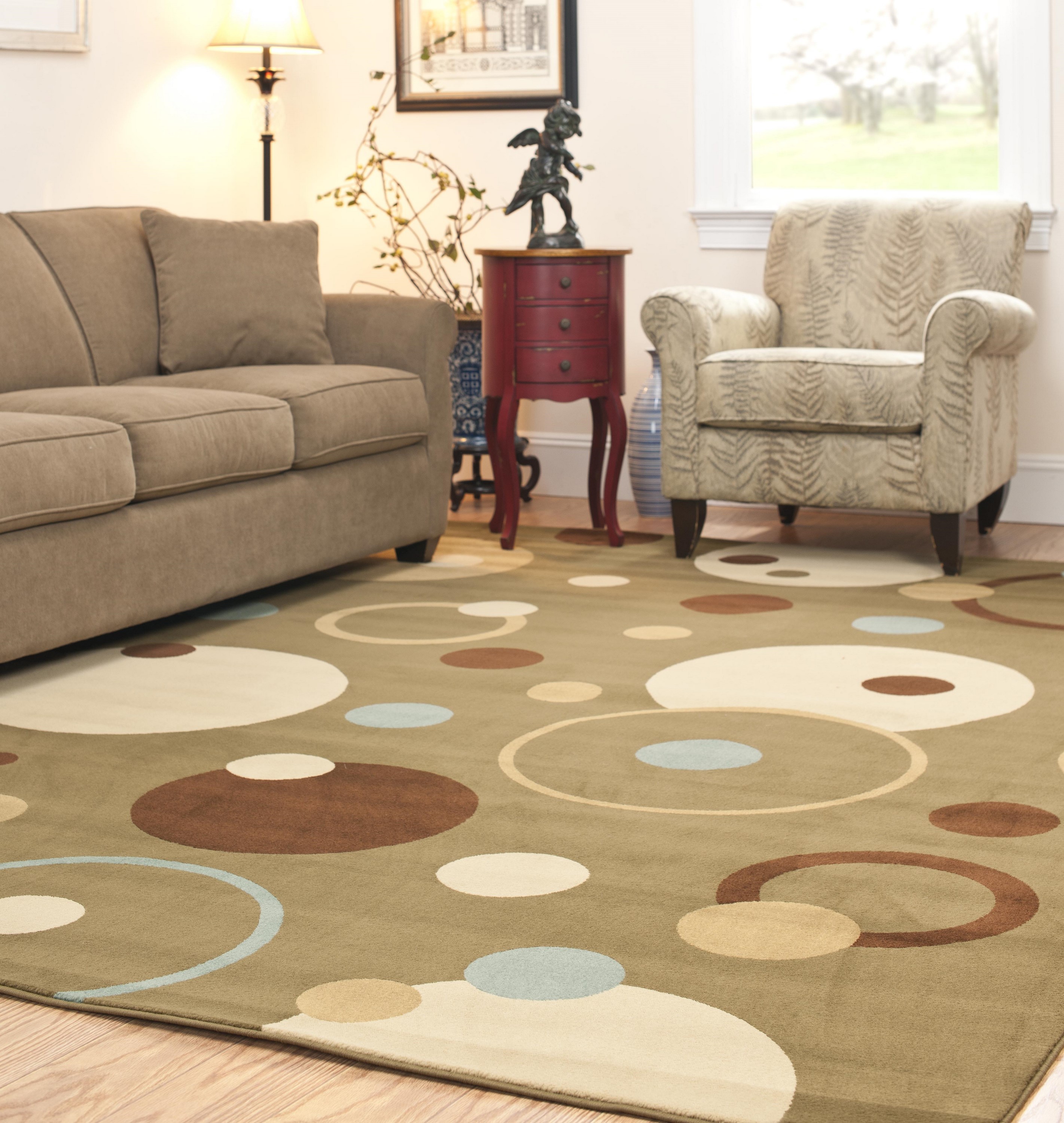 Safavieh PRL6851-5291-3 Porcello Whimsy 3 x 5 (ft) Loomed Polypropylene Green/Multi Rectangular Indoor Abstract Throw rug