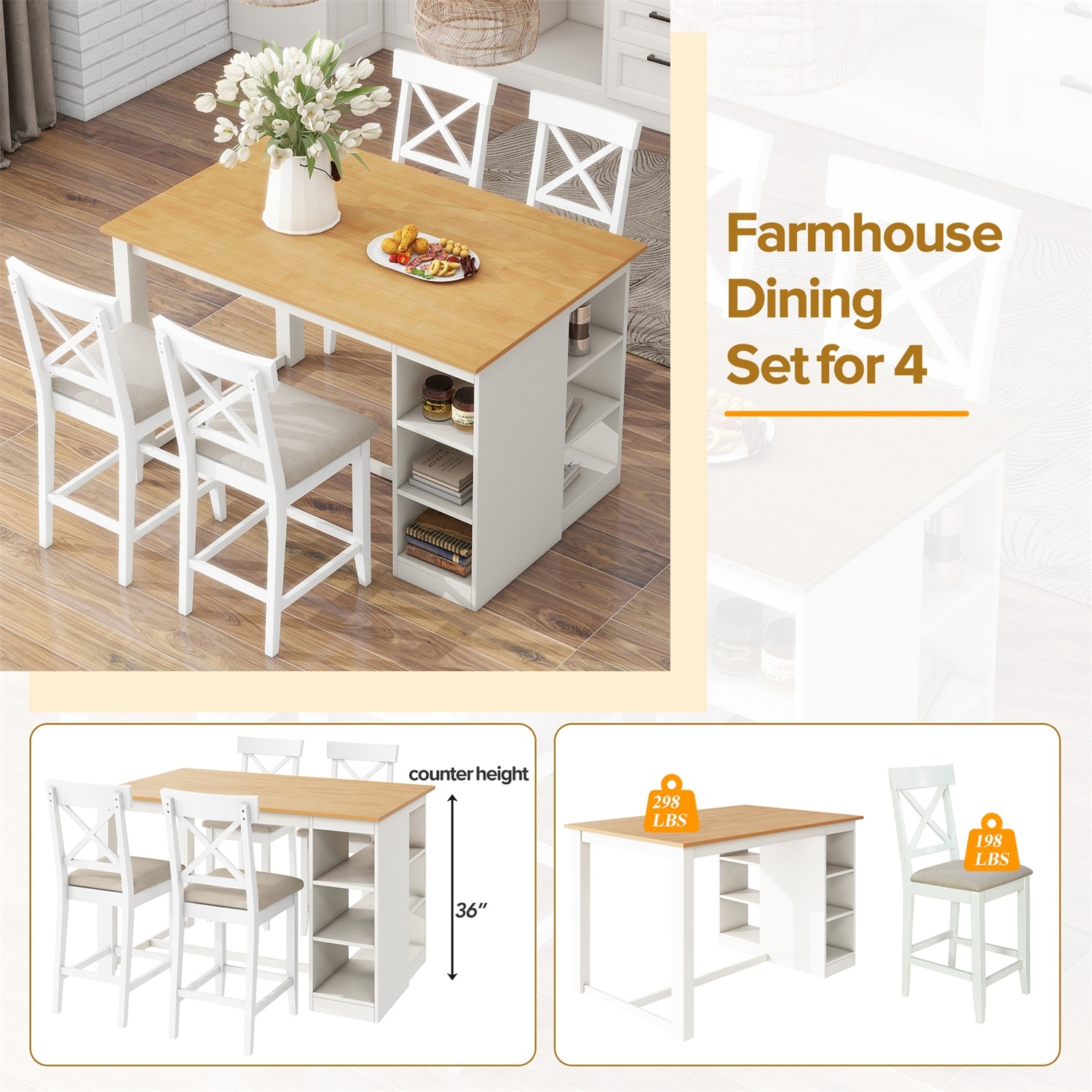Mondawe MO-TP0141K Dining-Sets - View #3