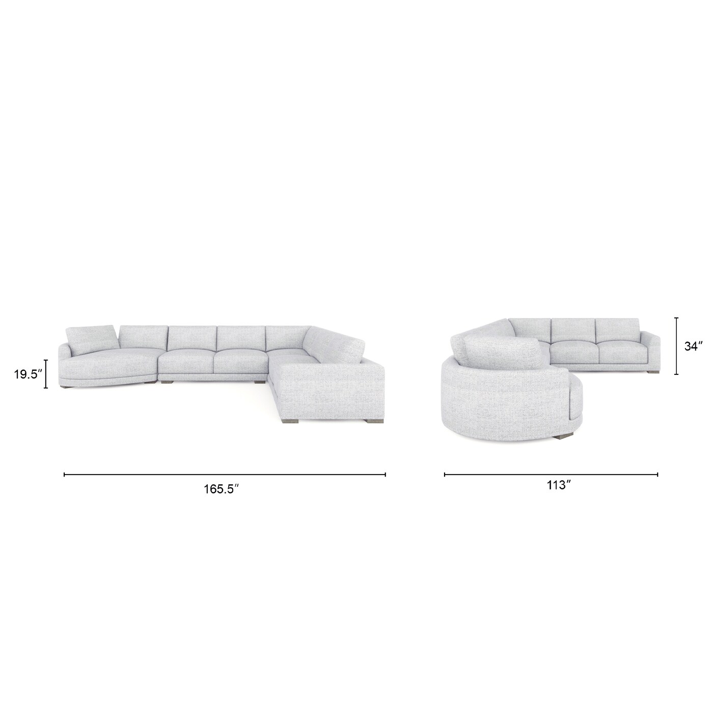 Jennifer Taylor Home L4P-K21-66280L Sofas-Loveseats - View #11