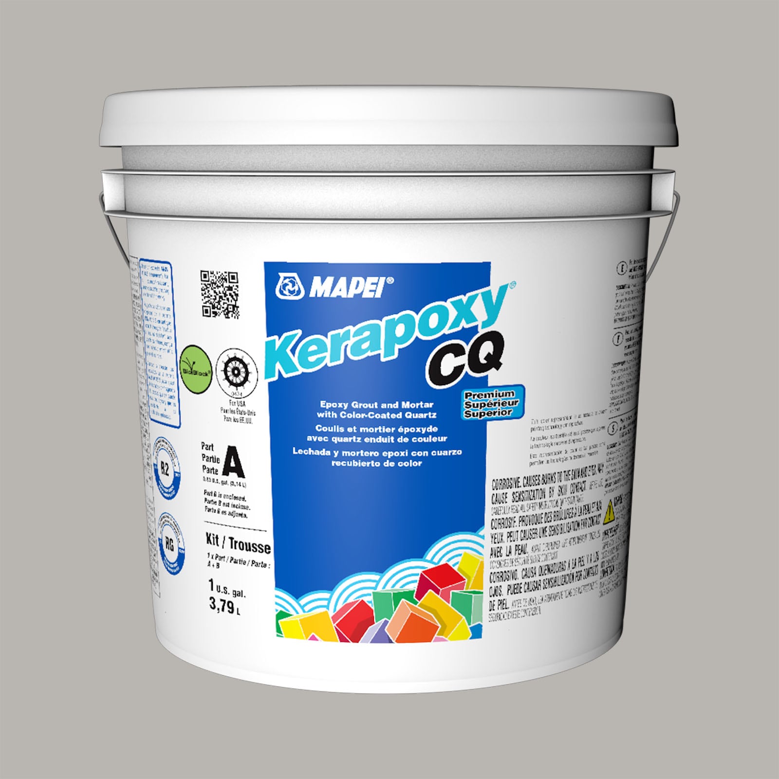 MAPEI 5UB510304 Kerapoxy CQ Cobblestone #5103 Epoxy Grout (1-Gallon)