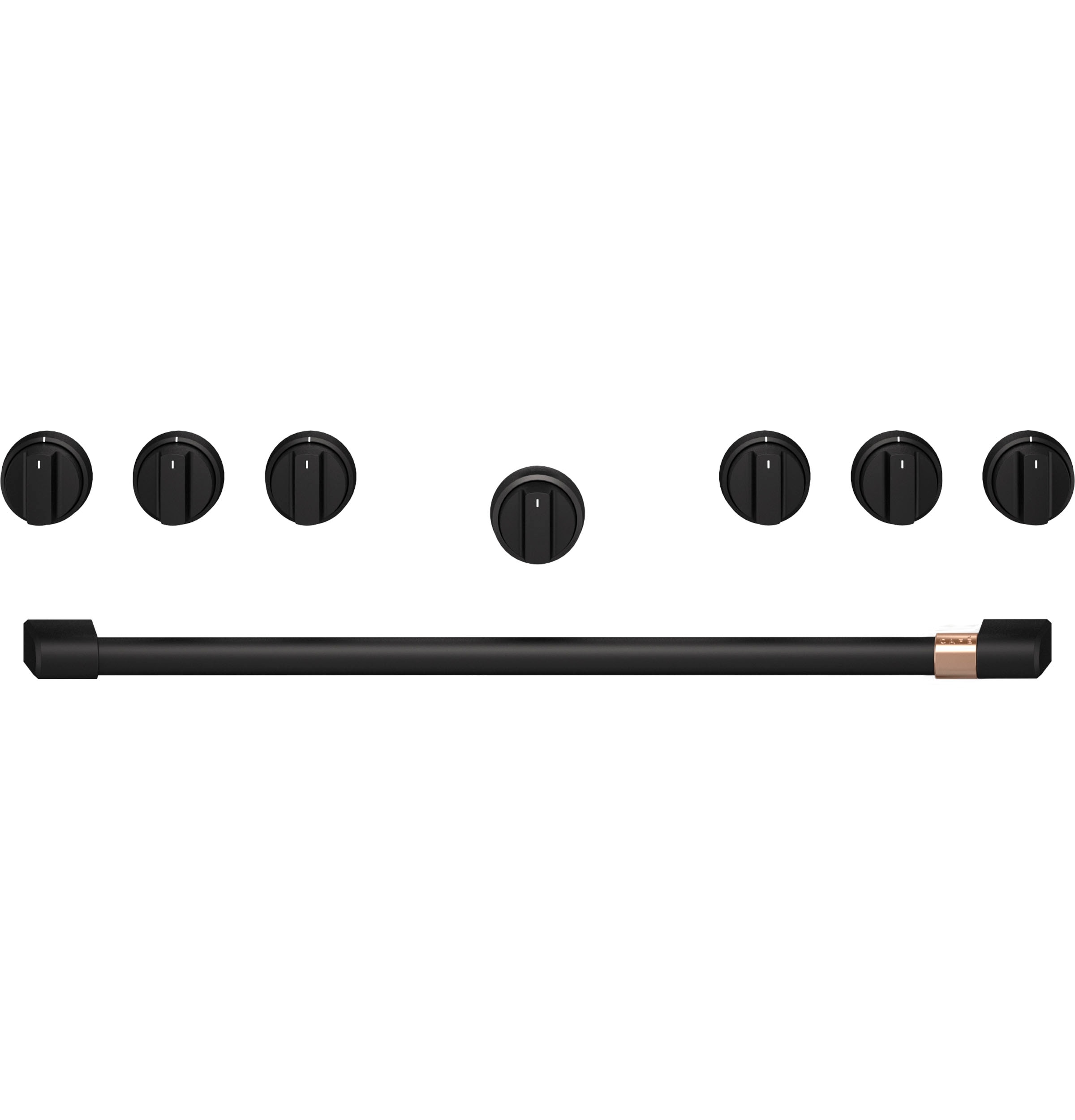 Cafe CXPR6HKPTFB 36-in Gas range Handle and knob kit ( Flat Black )