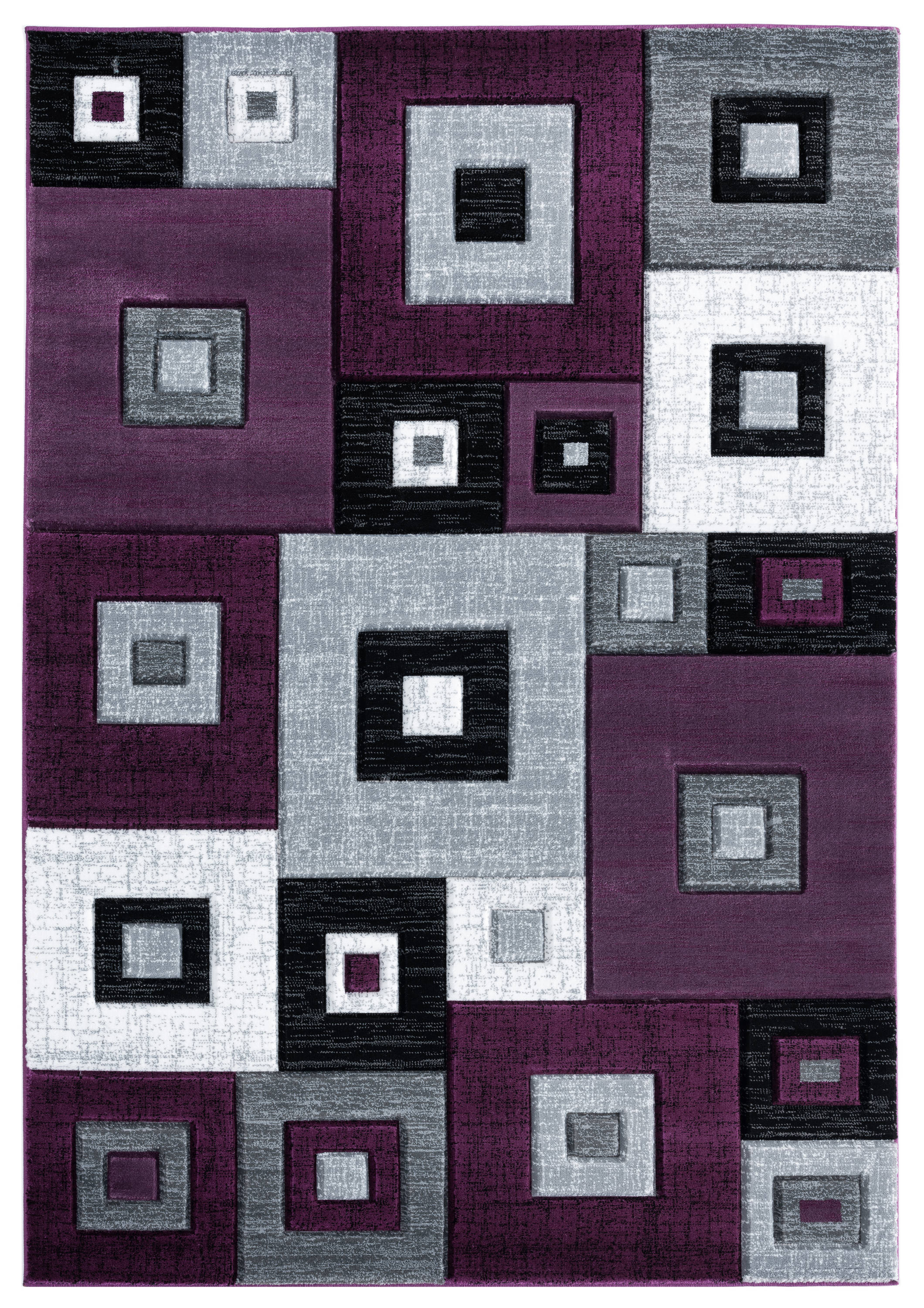 United Weavers Of America 2050 10282 24 Bristol 2 x 3 (ft) Polypropylene Plum Rectangular Indoor Geometric Area rug
