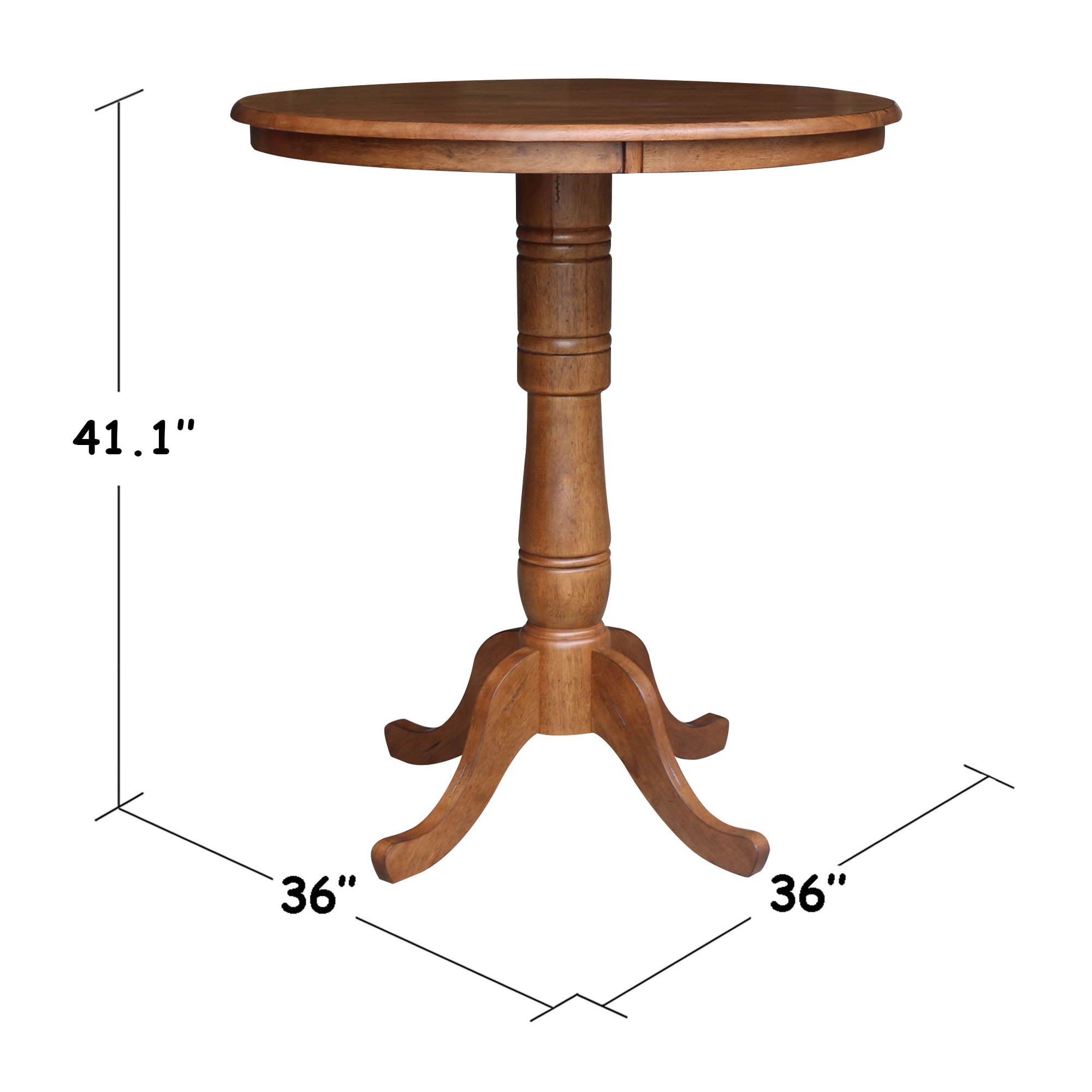 International Concepts K42-36RT-6B-2 Dining-Tables - View #4