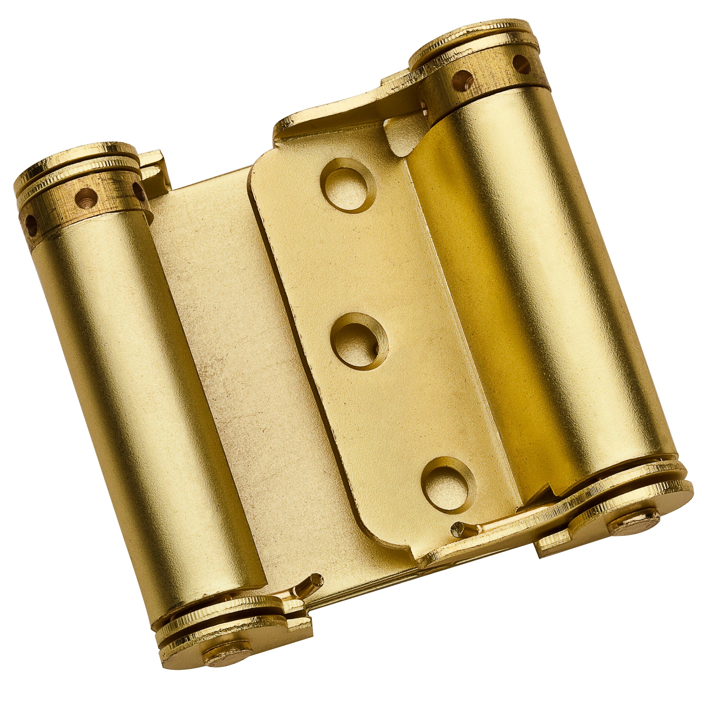 National Hardware Dull Brass Finish 3" Double Acting Door Close Spring Hinge 2 