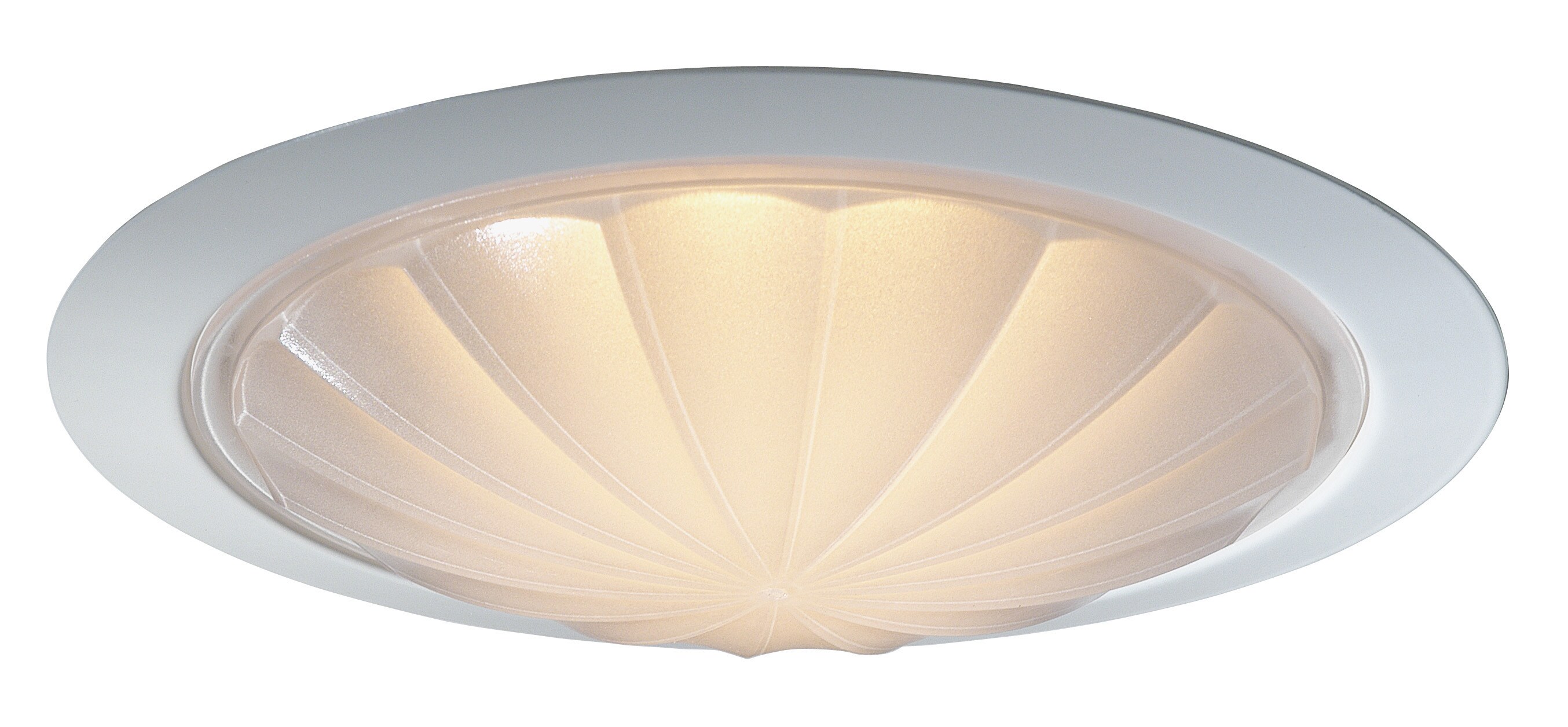 Juno 6in White Shower Recessed Light Trim in the Recessed Light Trim