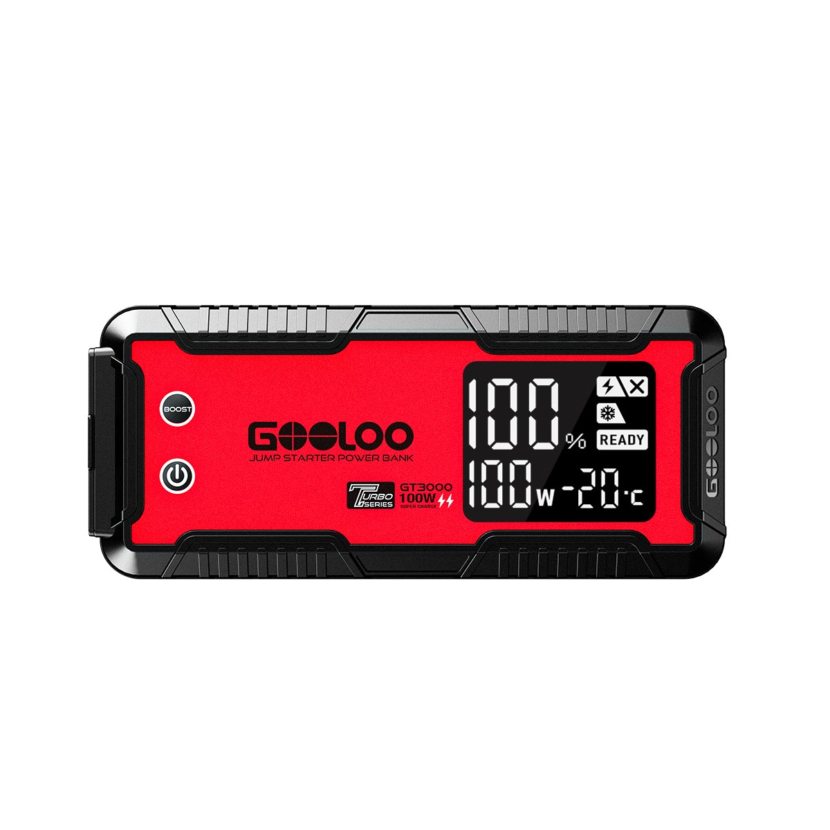 Phivve 3000 -Amp 12 -Volt Portable Car Battery Jump Starter with Digital Display #JS23-008