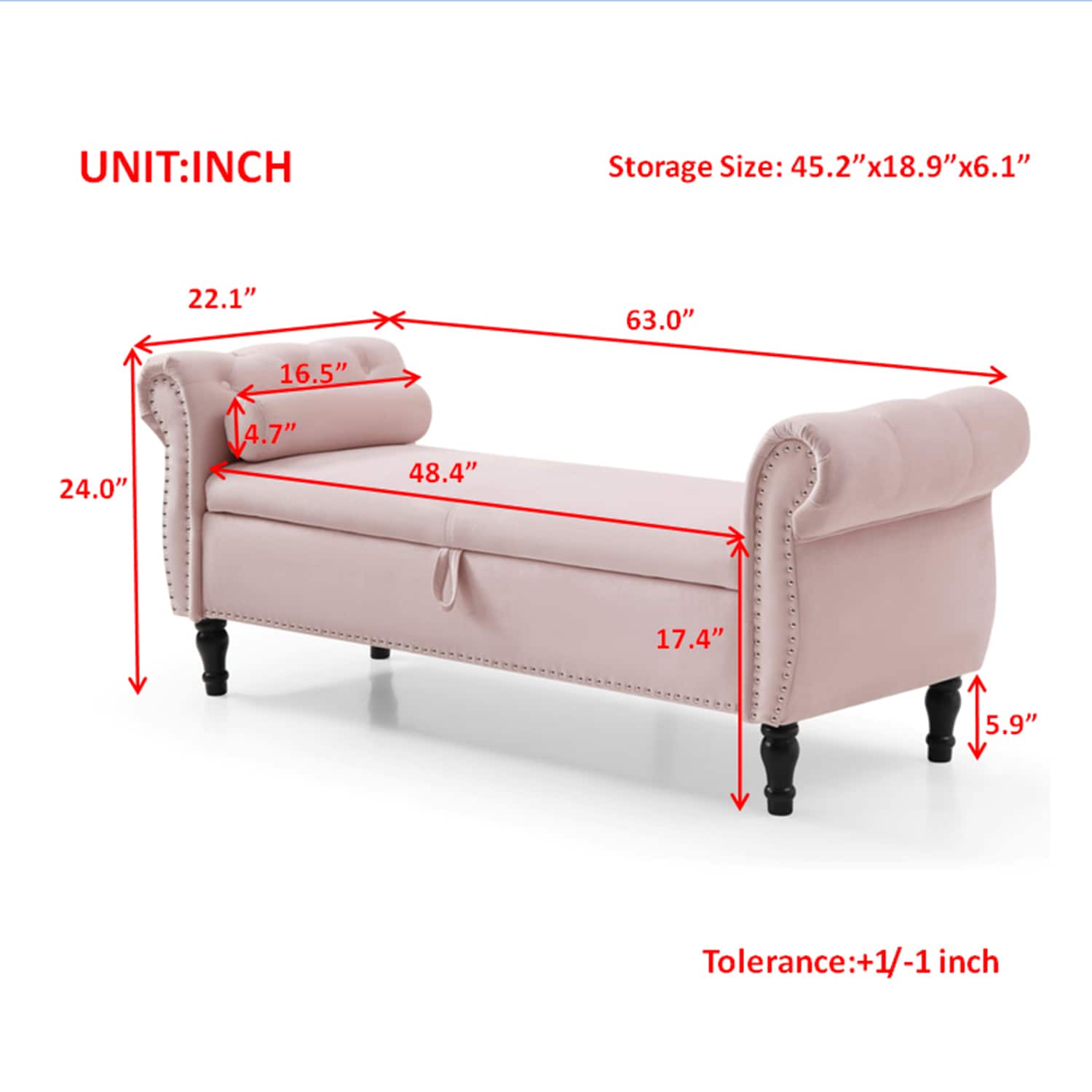 SINOFURN SYA290004GY bench - View #8
