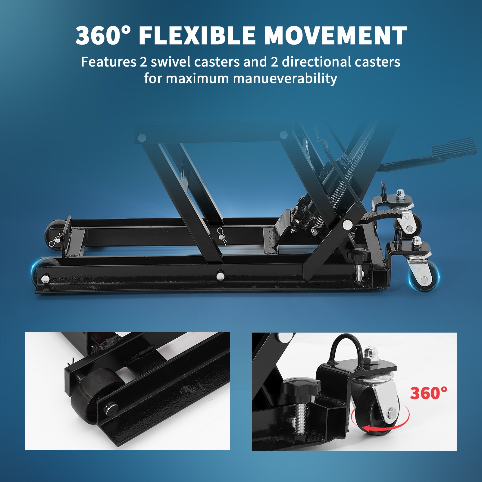 JIVE LIFTER ジャイブ　リフター　希少美品中古 Garvee Hydraulic Motorcycle Lift Jack 1500 LBS Heavy Duty Steel