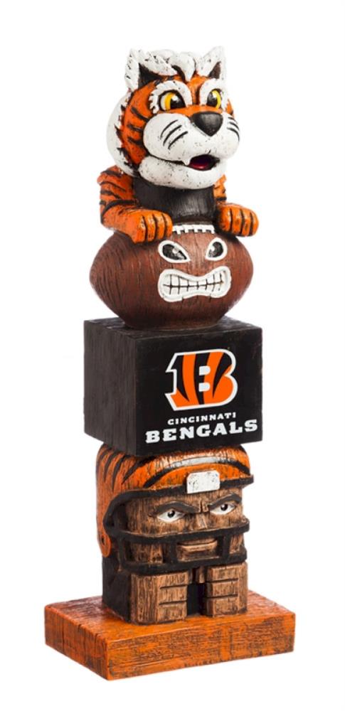 Team Sports America Cincinnati Bengals 16-in H x 5.5-in W Orange Animal  Garden Statue at