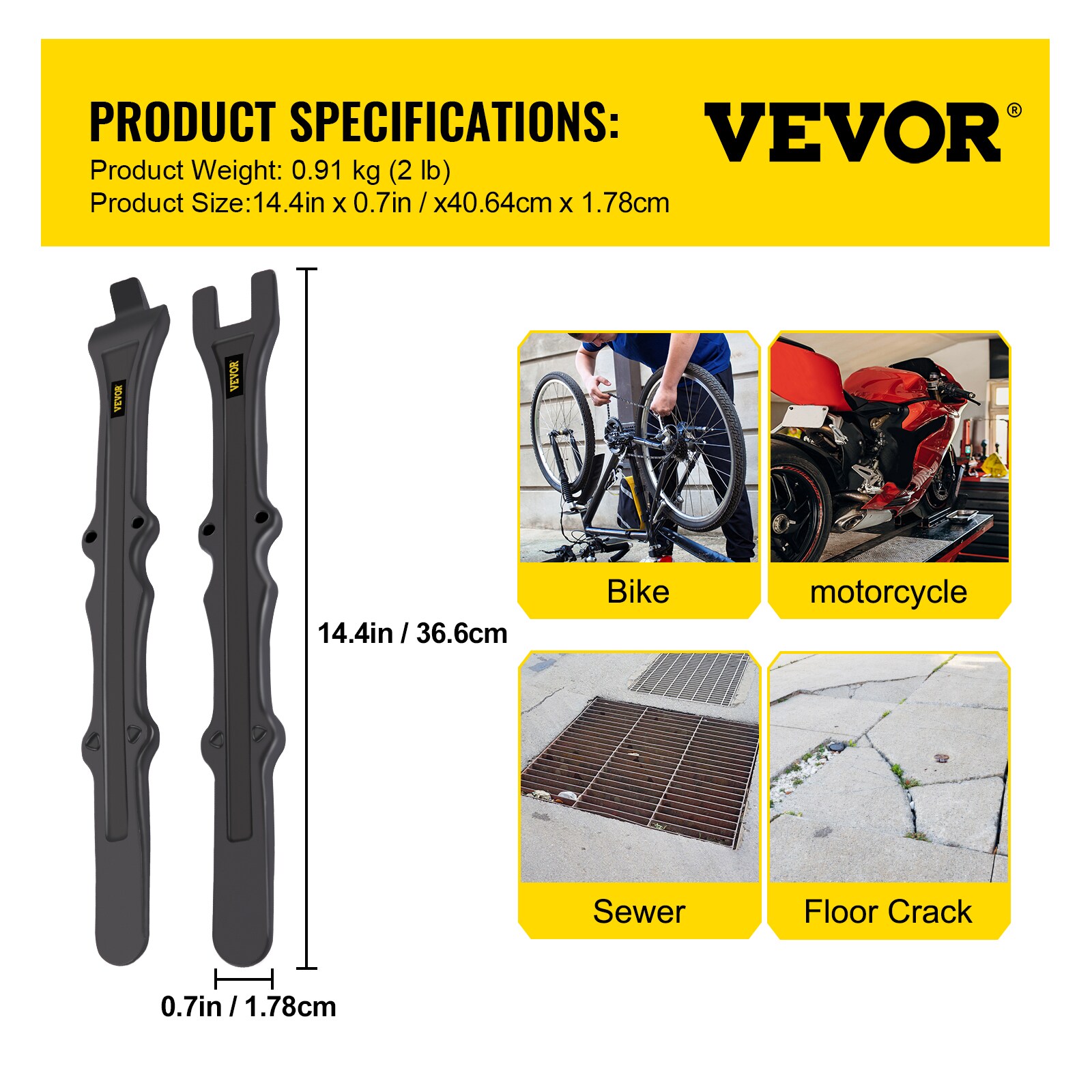VEVOR QBYC162PCQBEH69TOV0 Shop-Equipment - View #8