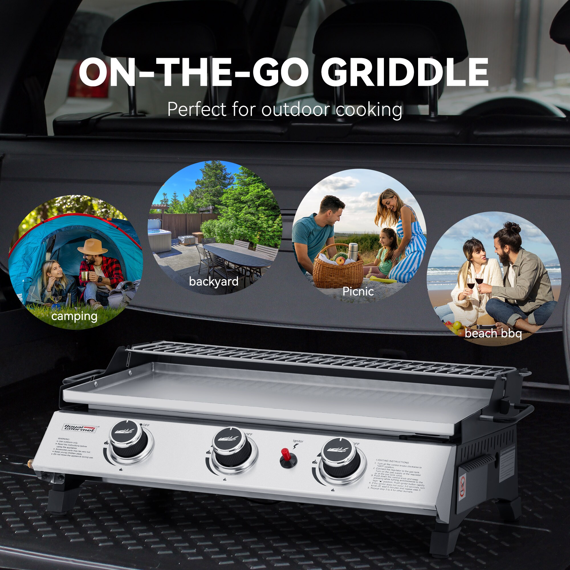 Royal Gourmet PD1303S Tabletop-Grills - View #9