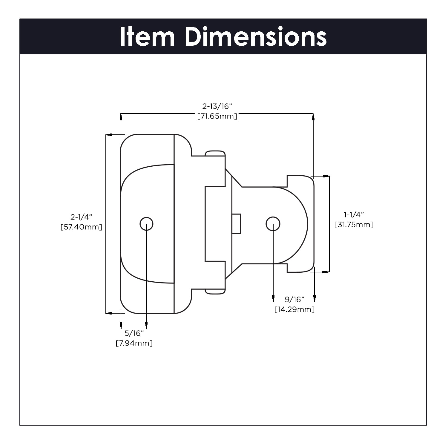 Hickory Hardware P5312-AB Cabinet-Hinges - View #5