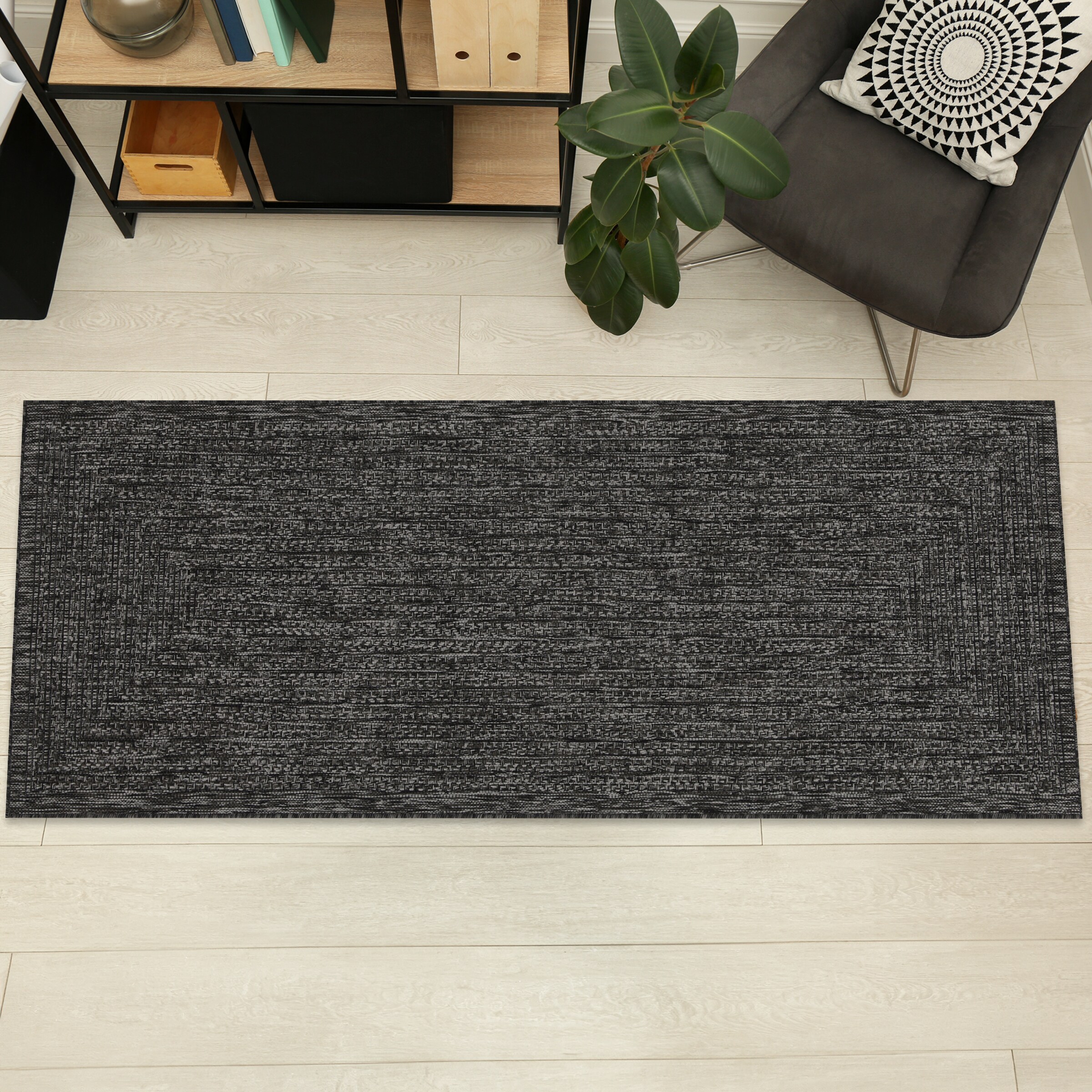 Playa Rug PLY-VIO-BLK-2X8 rugs - View #6