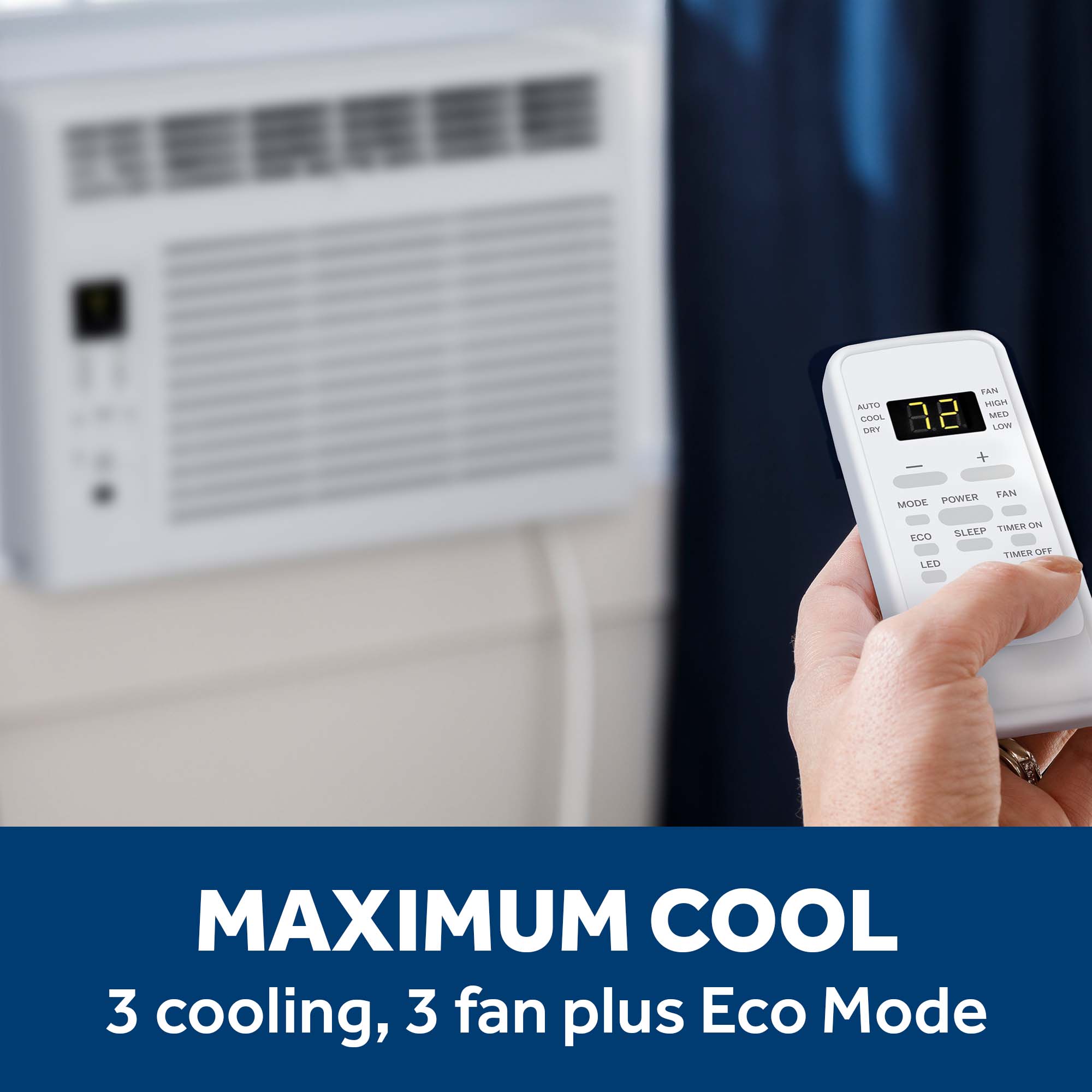 GE 250-sq ft Window Air Conditioner with Remote (115-Volt; 6000-BTU)