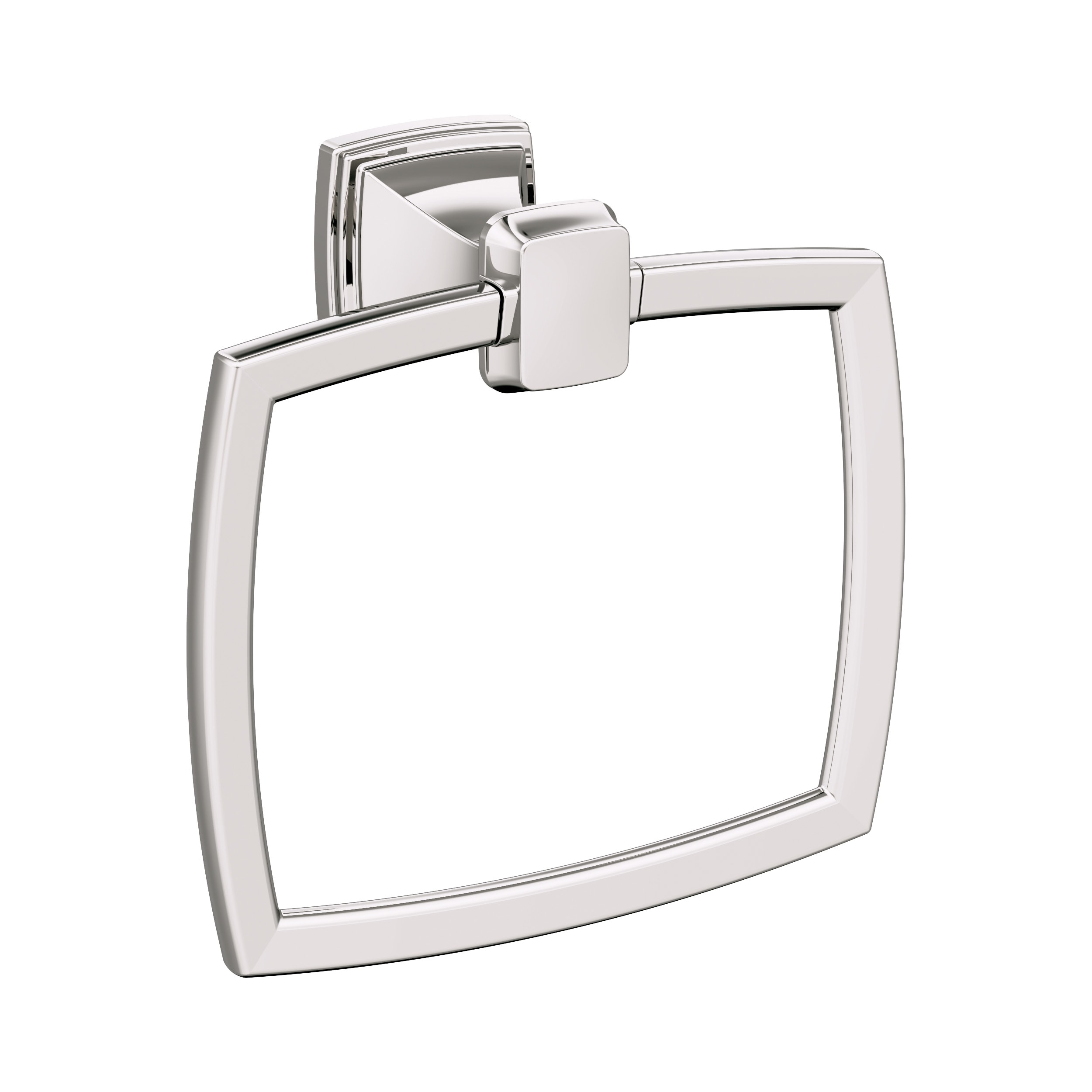 Amerock BH36032PN Revitalize Polished Nickel Wall mount Single Towel Ring
