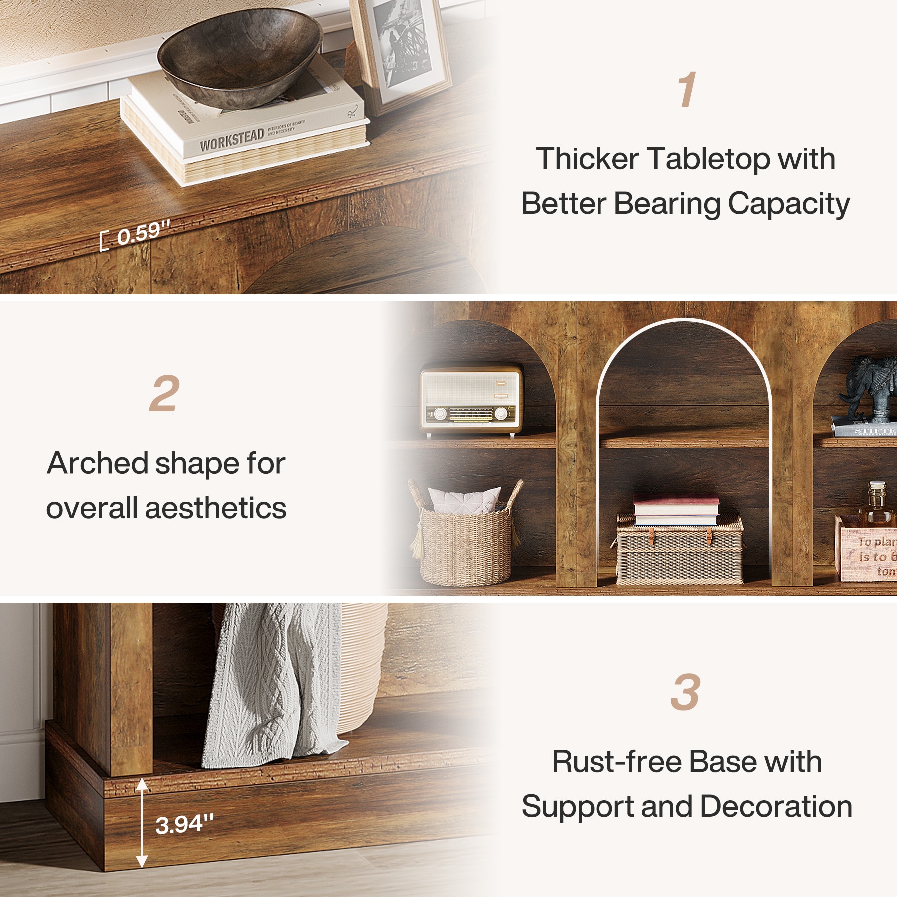 Fnova LWTJ-JW0910 Console-Sofa-Tables - View #6