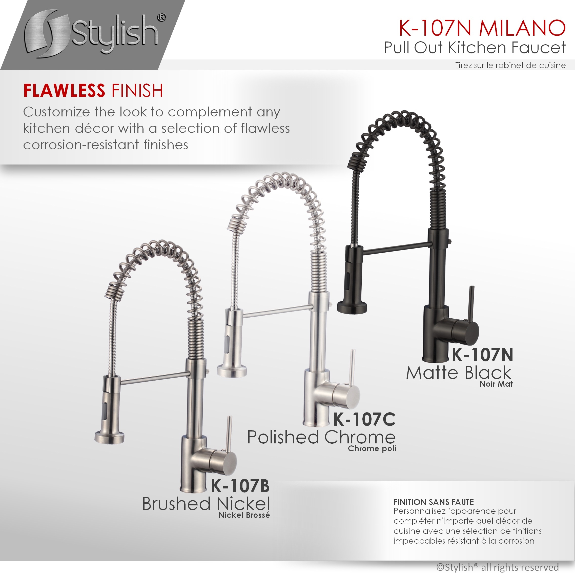 Stylish K-107N Kitchen-Faucets - View #5