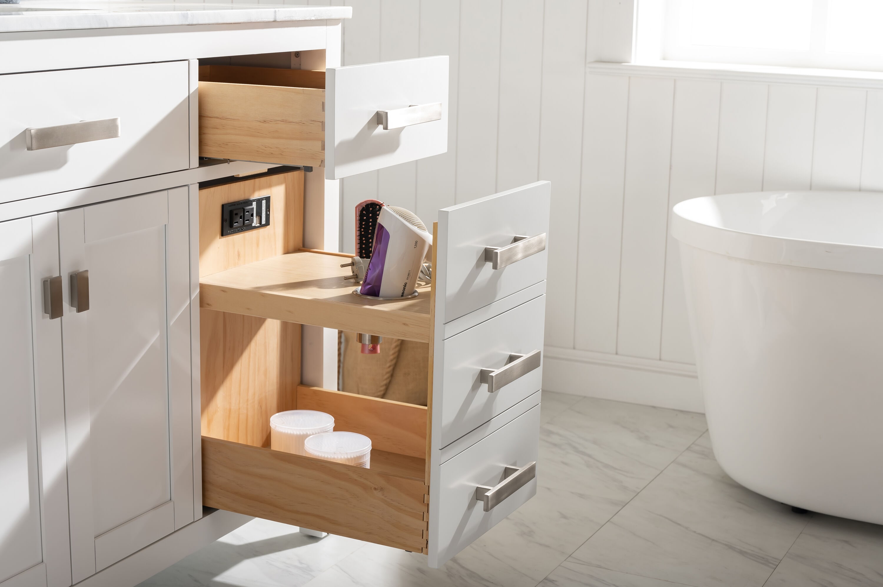 Design Element V01-54-WT Bath-Vanity-Combo - View #12