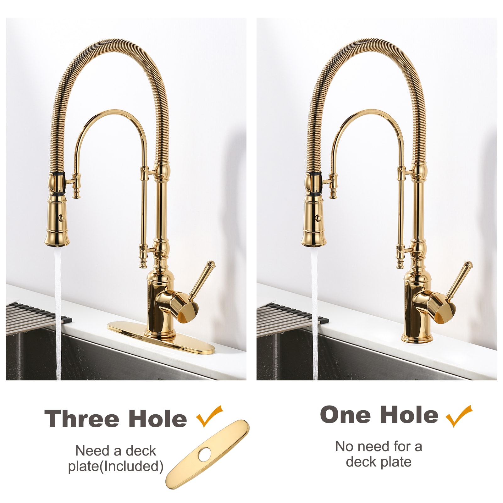 WOWOW KB122009G-LW Kitchen-Faucets - View #6