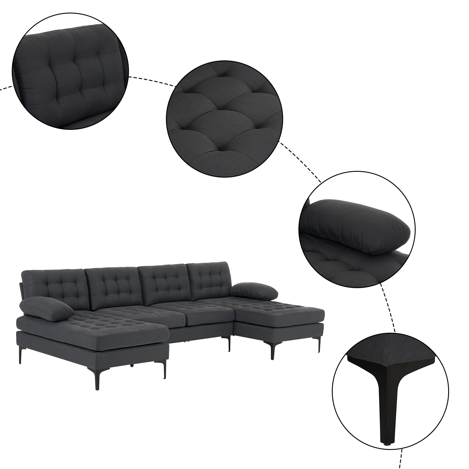 Outopee L1G52002222-65 Sofas-Loveseats - View #7