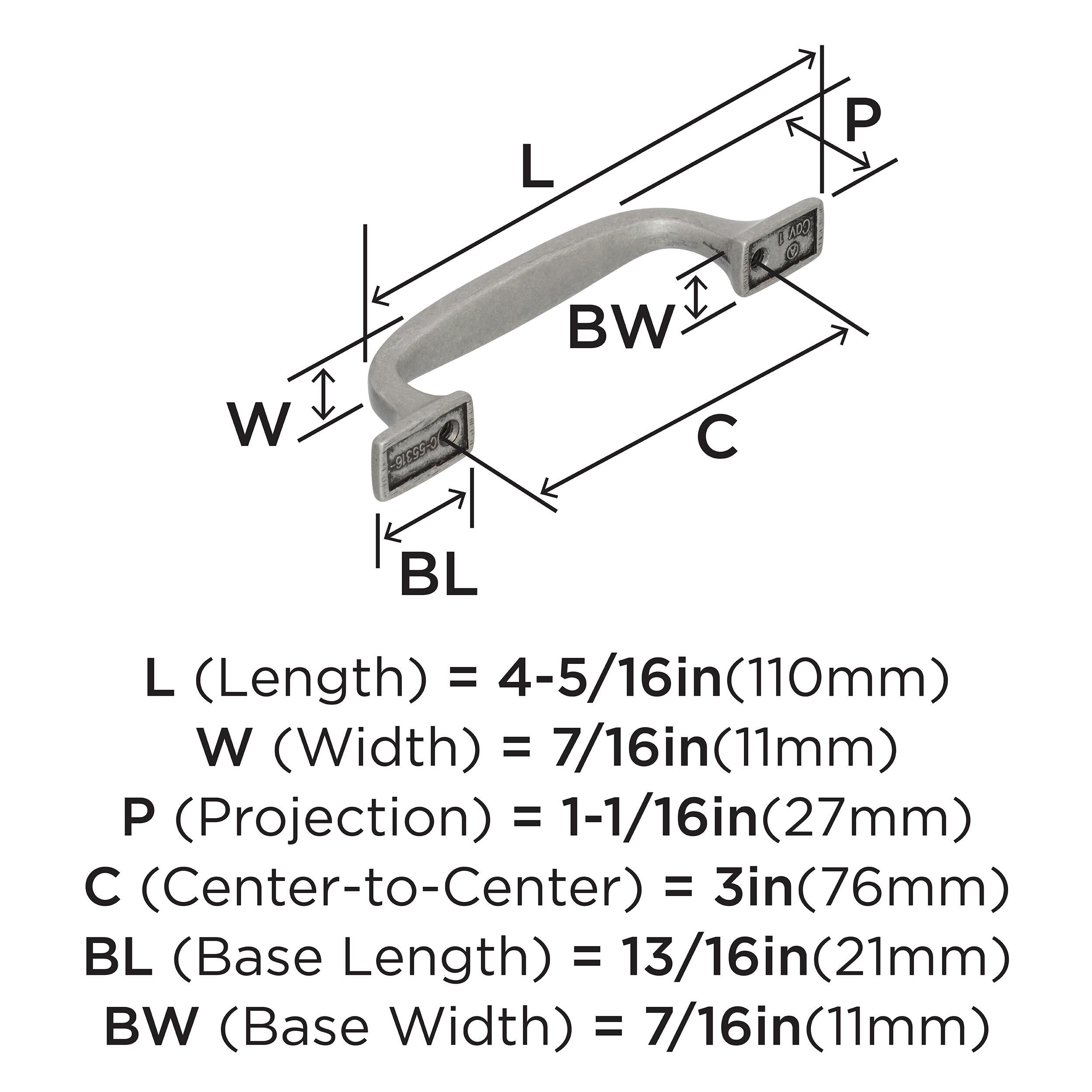 Amerock BP55316AP Cabinet-Pulls - View #3