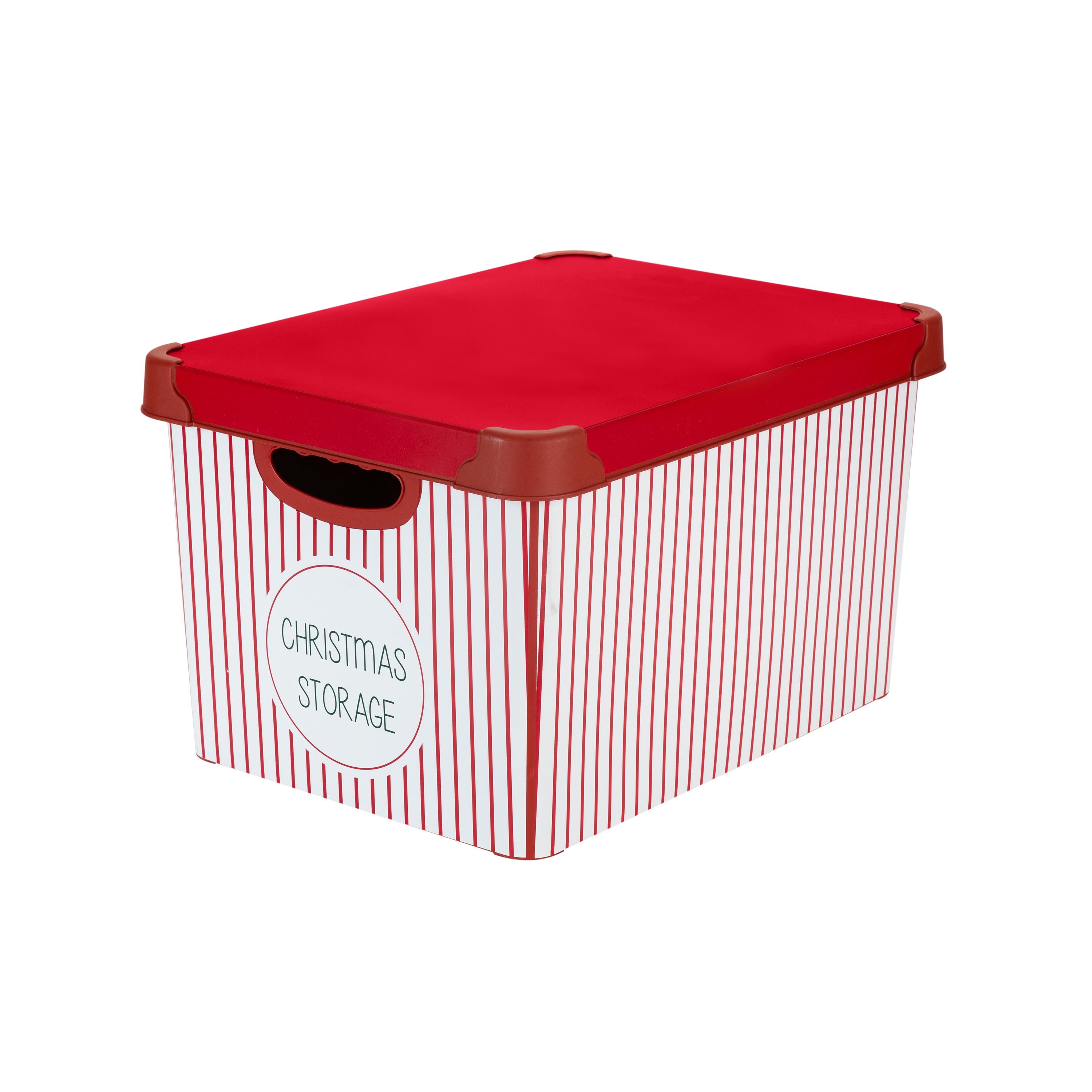 Simplify 19-in x 17.75-in 96-Compartment Red Cardboard Ornament Storage Box  in the Ornament Storage Boxes department at