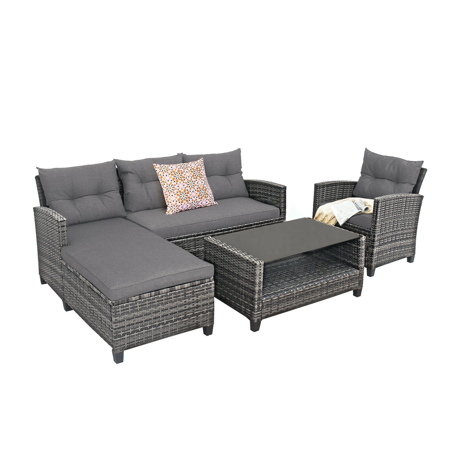 LIVIZA OUG67569GR-X Patio-Conversation-Sets - View #3