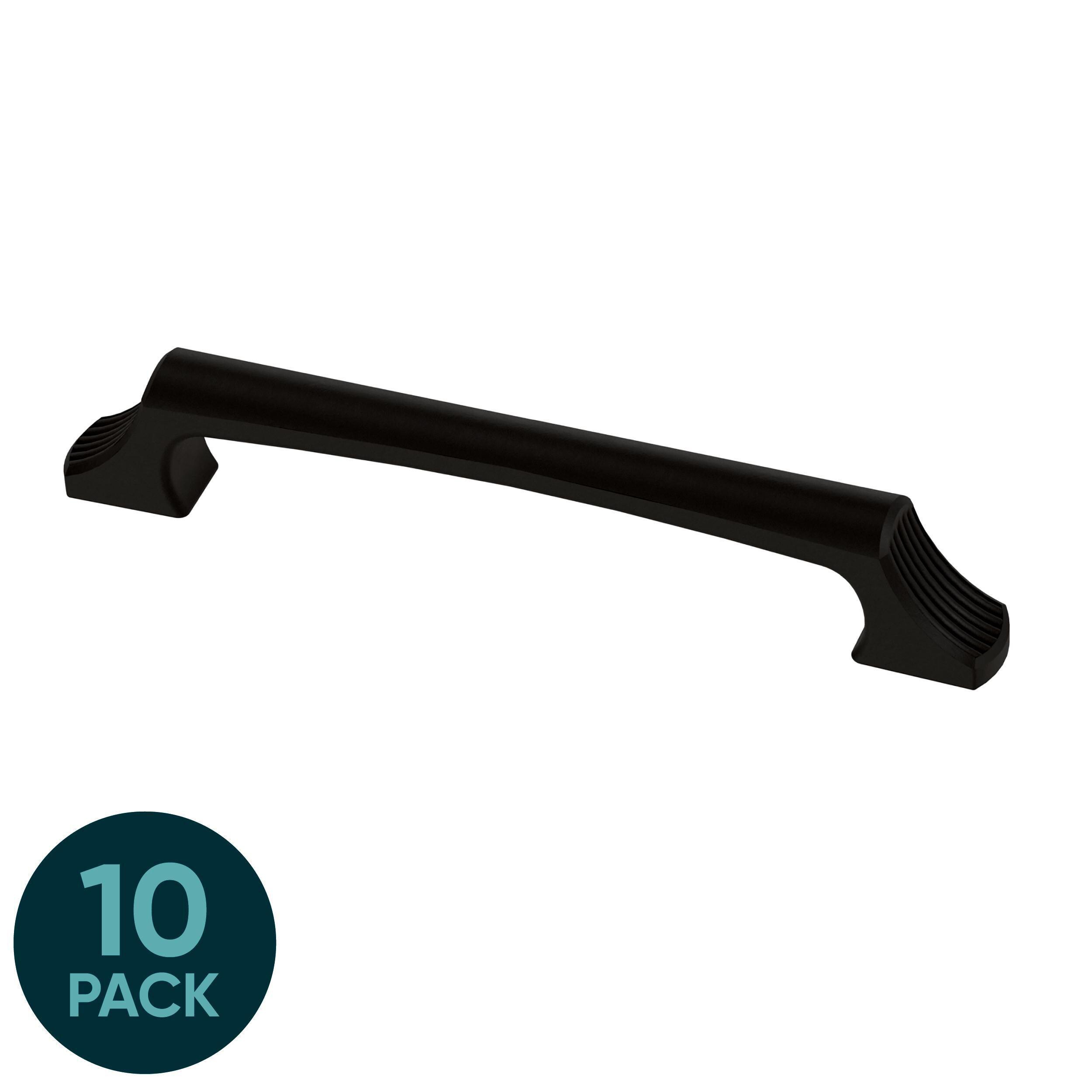 Origin 21 P46412W-FB-K1 Sorley 5-1/16-in , 128mm Center to Center Matte Black Arch Handle 10 -Pack