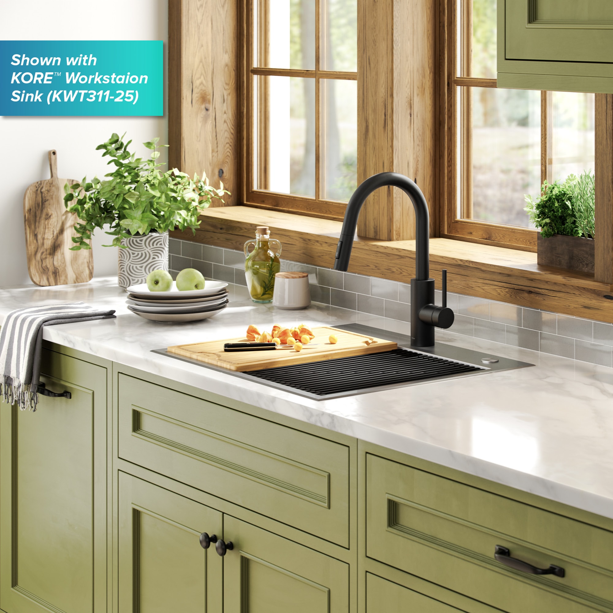 Kraus KPF-2620MB Kitchen-Faucets - View #13