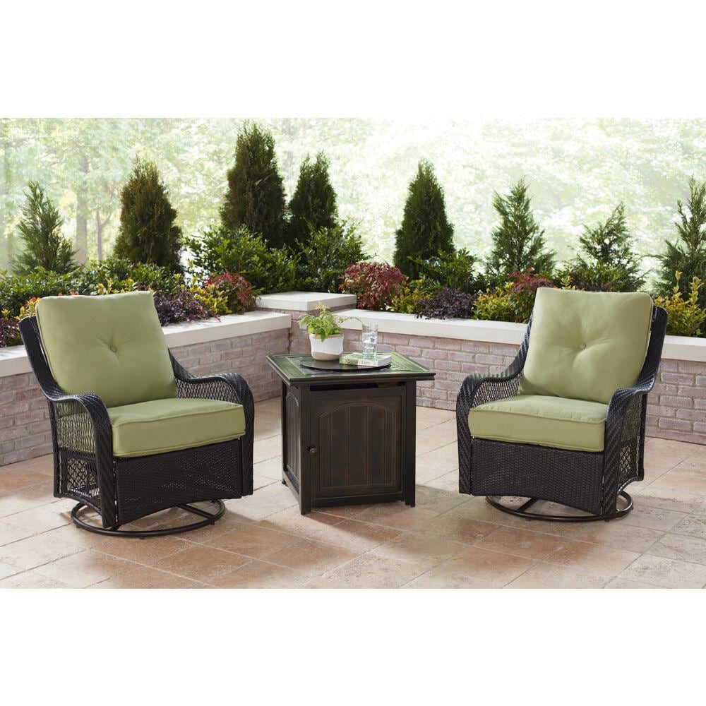 Hanover ORL3PCFPSQ-GRN Patio-Conversation-Sets - View #10
