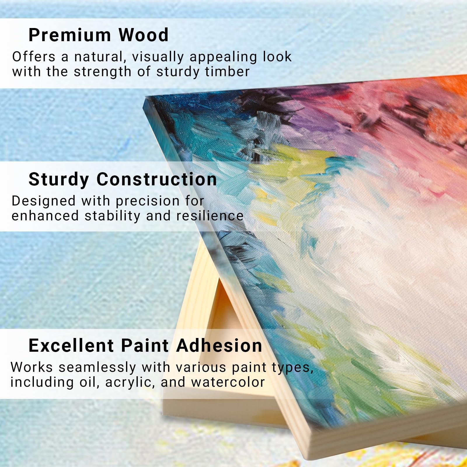 Etokfoks  9 Pack 12 x 12 in Pine Wood Panels 0 8 in Thick Unfinished Smooth Natural Wood Grain for DIY Art and Craft Projects