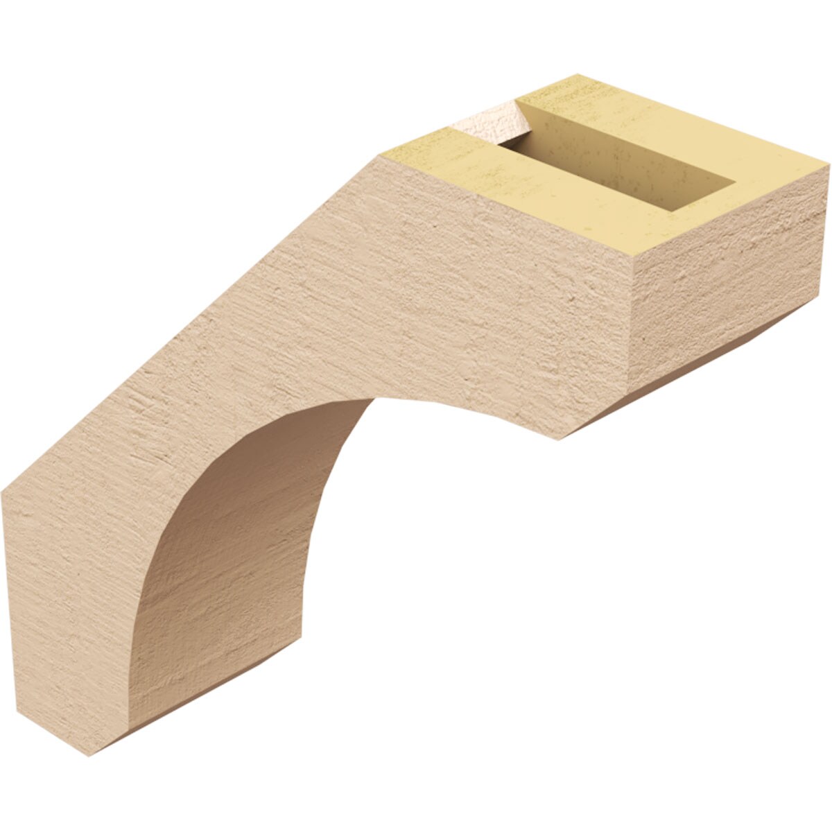 Ekena Millwork BRCUR03X10X10LECRCPR braces - View #6