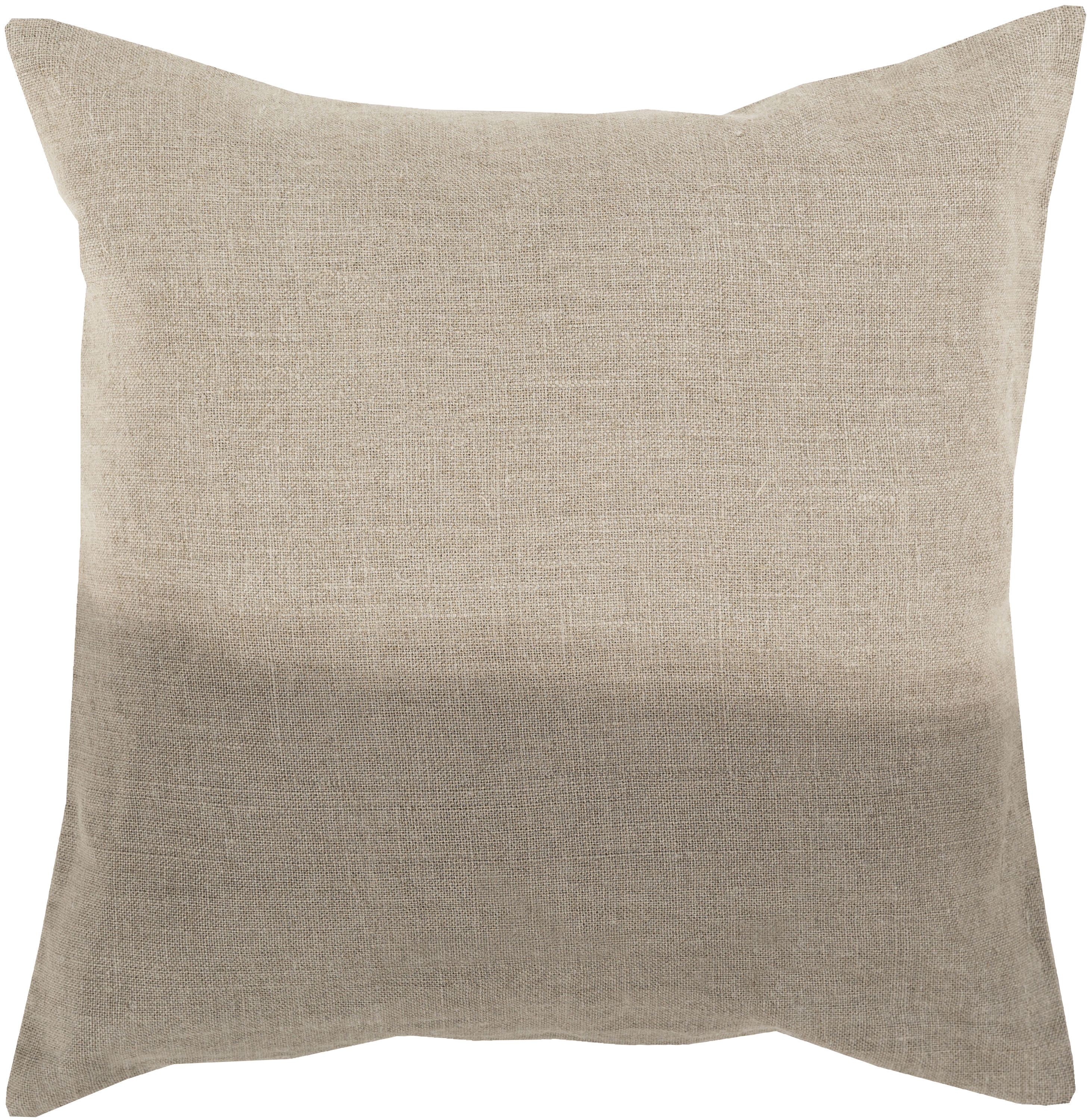 Surya DD011-2020 Dip Dyed 20-in x 20-in Taupe Indoor Decorative Cover