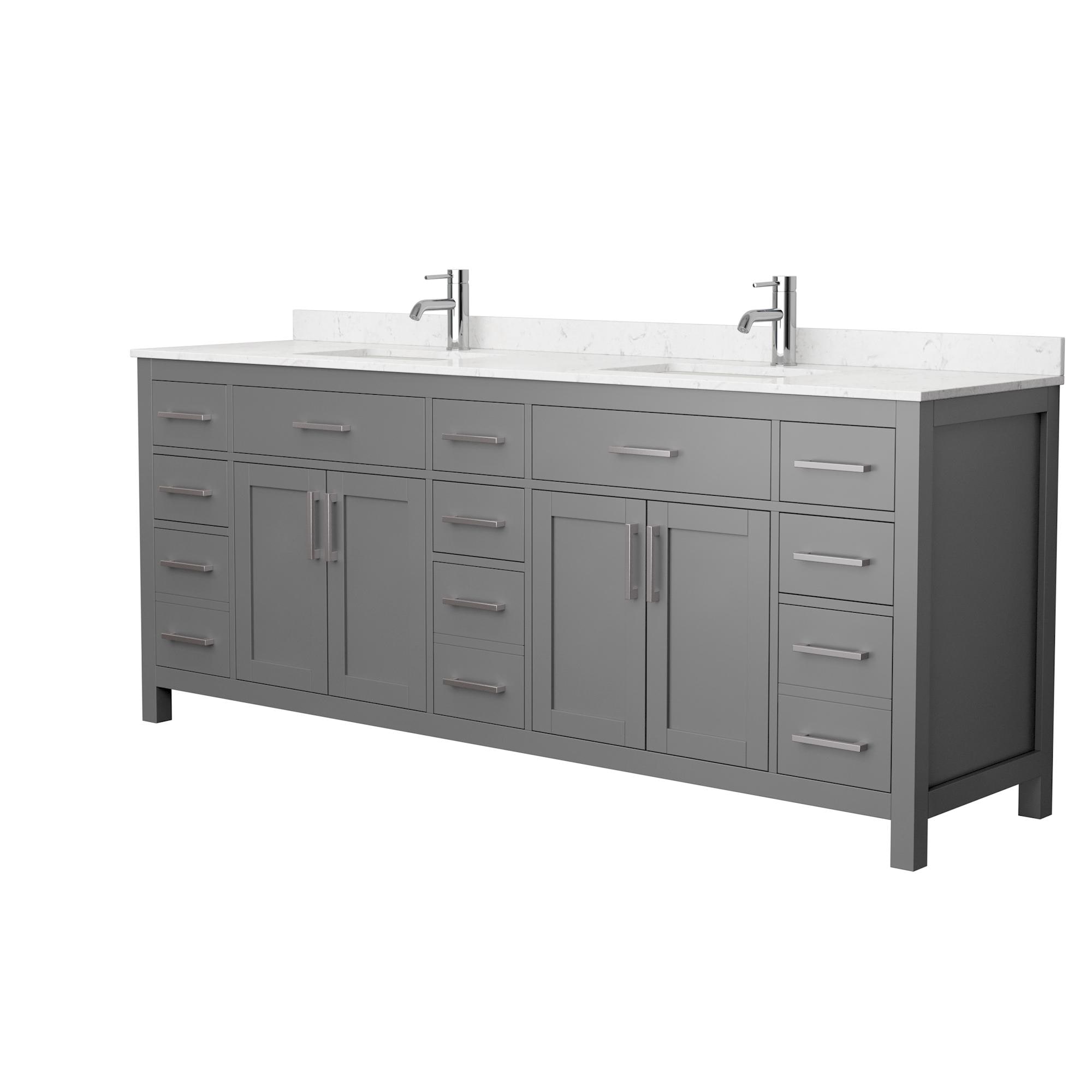 Wyndham Collection WCG242484DKGCCUNSMXX Bath-Vanity-Combo - View #2