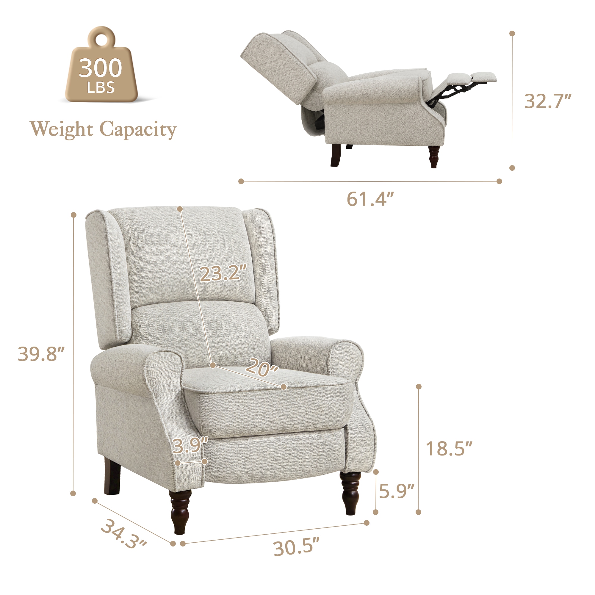 LUE BONA 2SN-007-05LS recliners - View #5